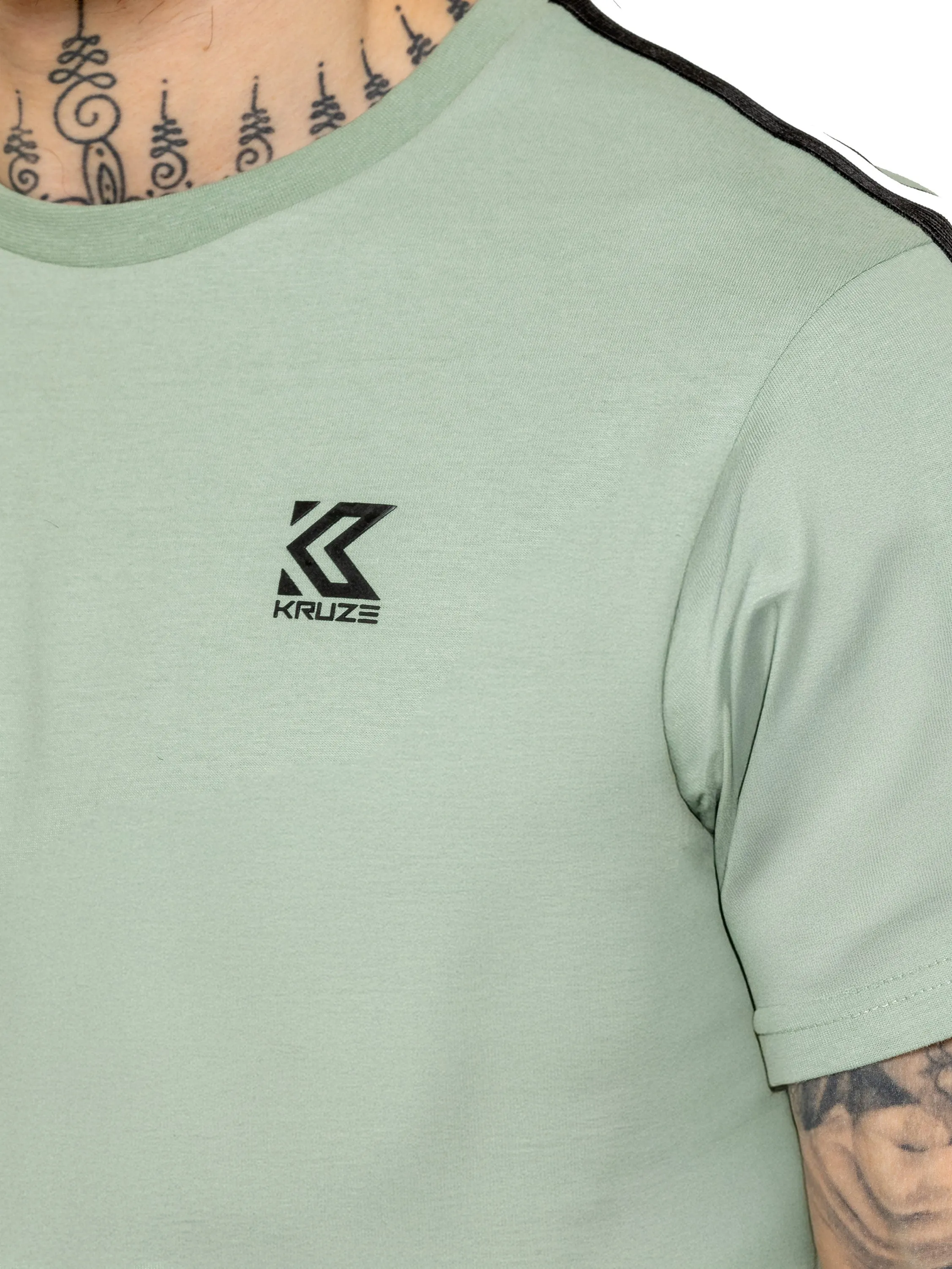 Kruze | Mens Tape T-Shirt With Shorts Set