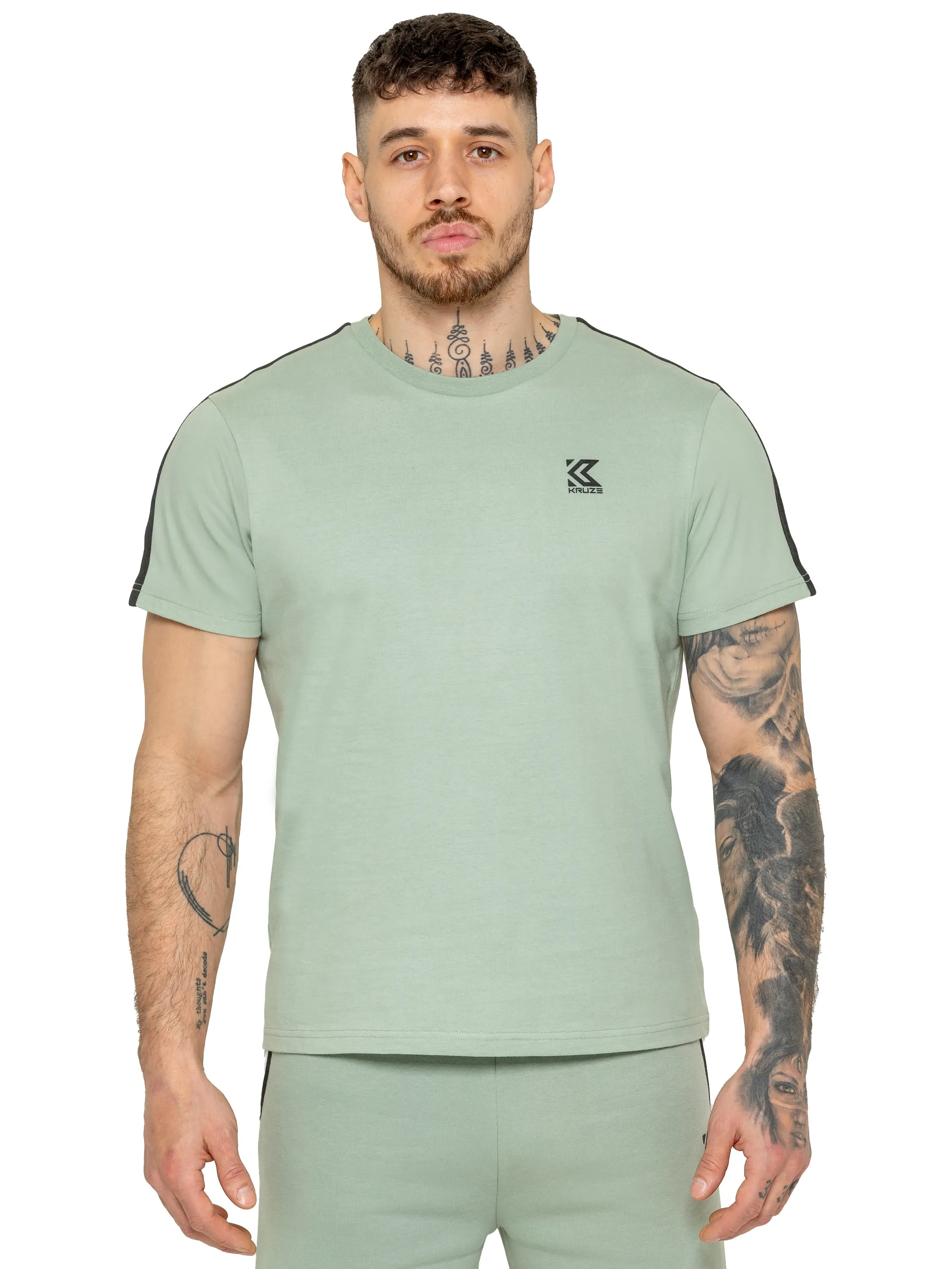 Kruze | Mens Tape T-Shirt With Shorts Set