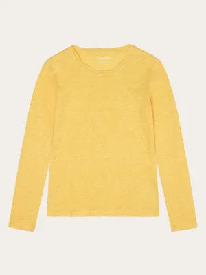 Long sleeve linen t-shirt - GOTS/Vegan - Yarrow Knowledge Cotton