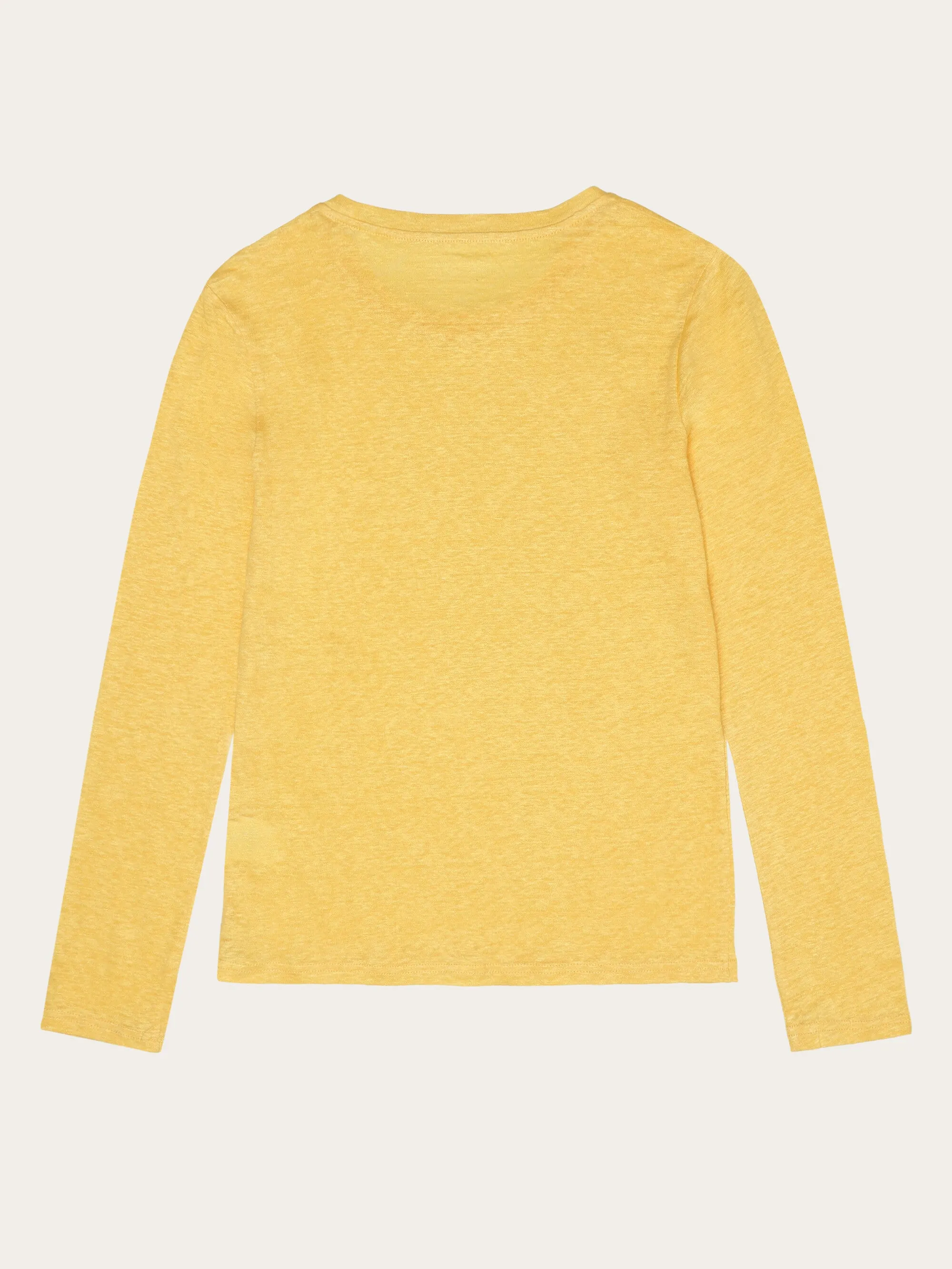 Long sleeve linen t-shirt - GOTS/Vegan - Yarrow Knowledge Cotton