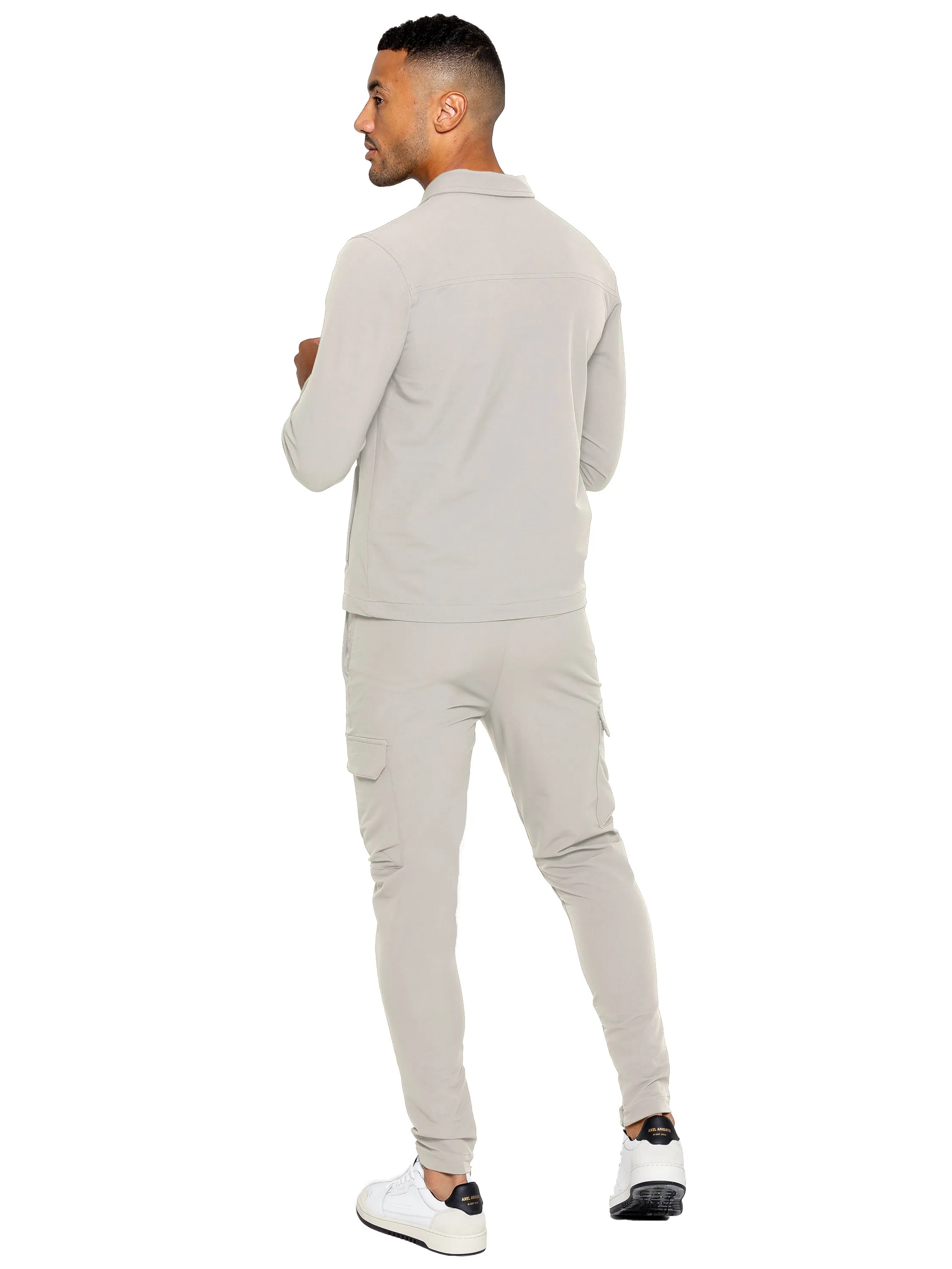 Mens Cargo Shirt Jacket