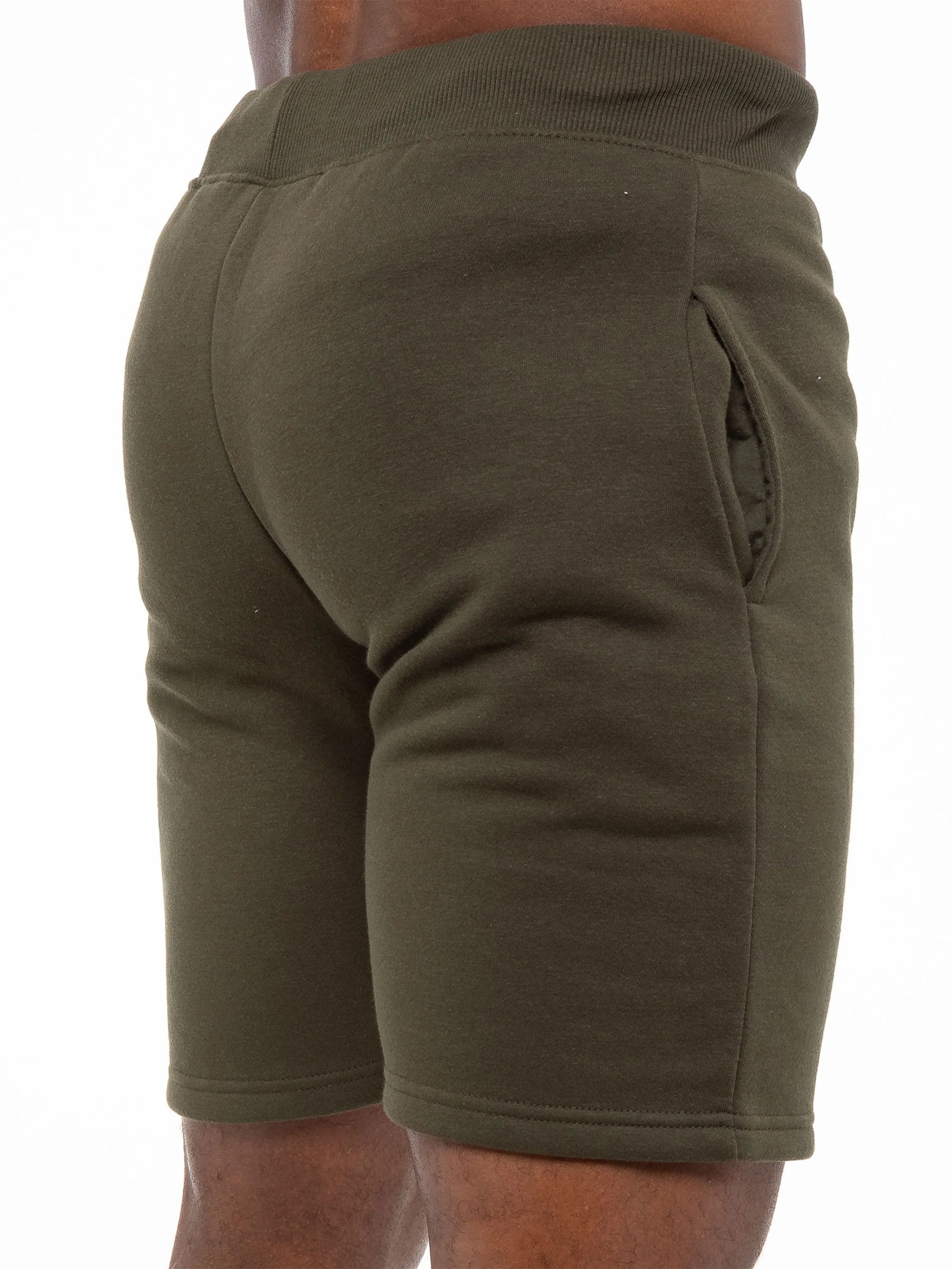 Mens Fleece Gym Running Shorts | Enzo Designer Menswear