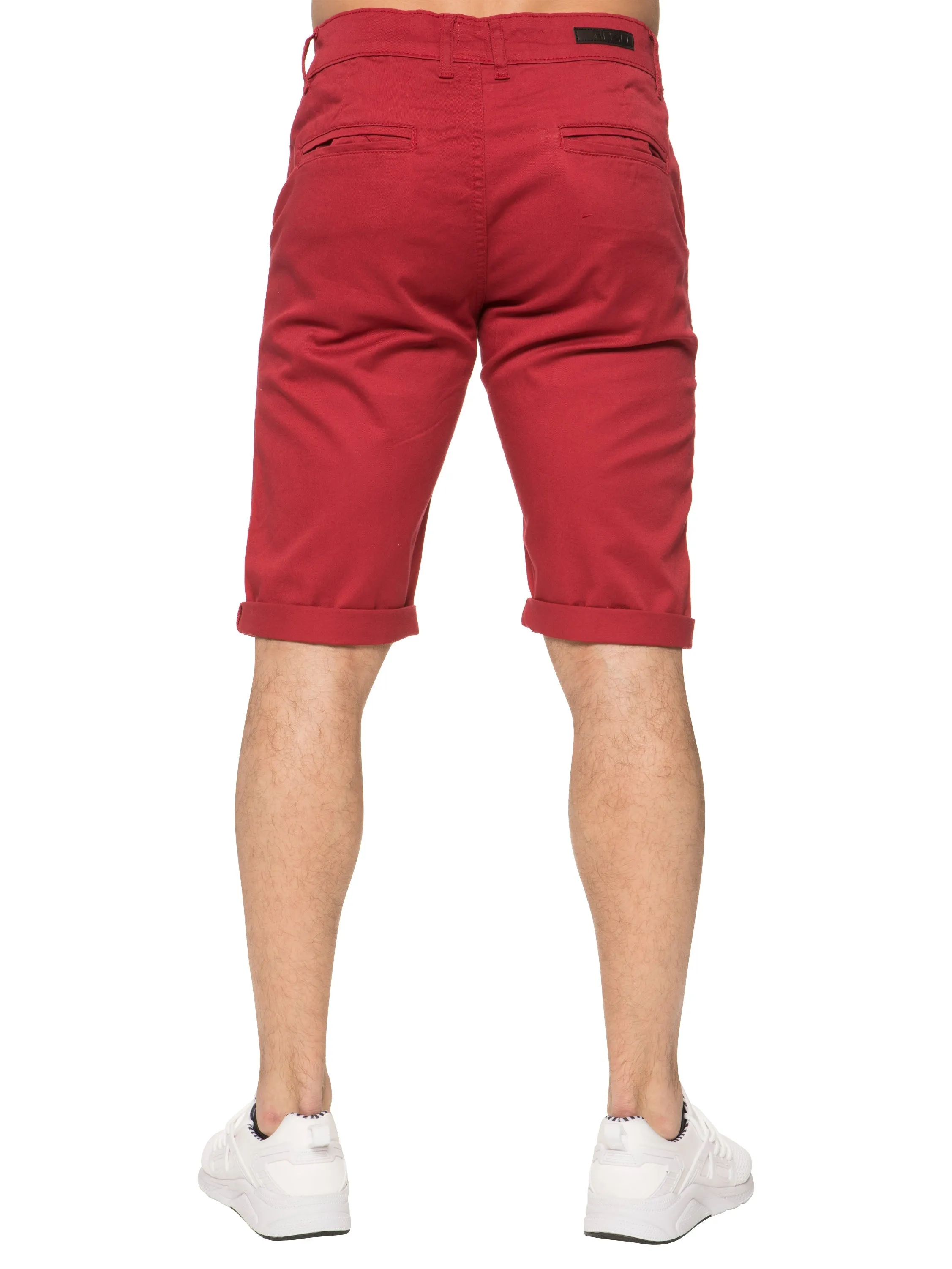 Mens Slim Fit Stretch Chino Shorts | Enzo Designer Menswear