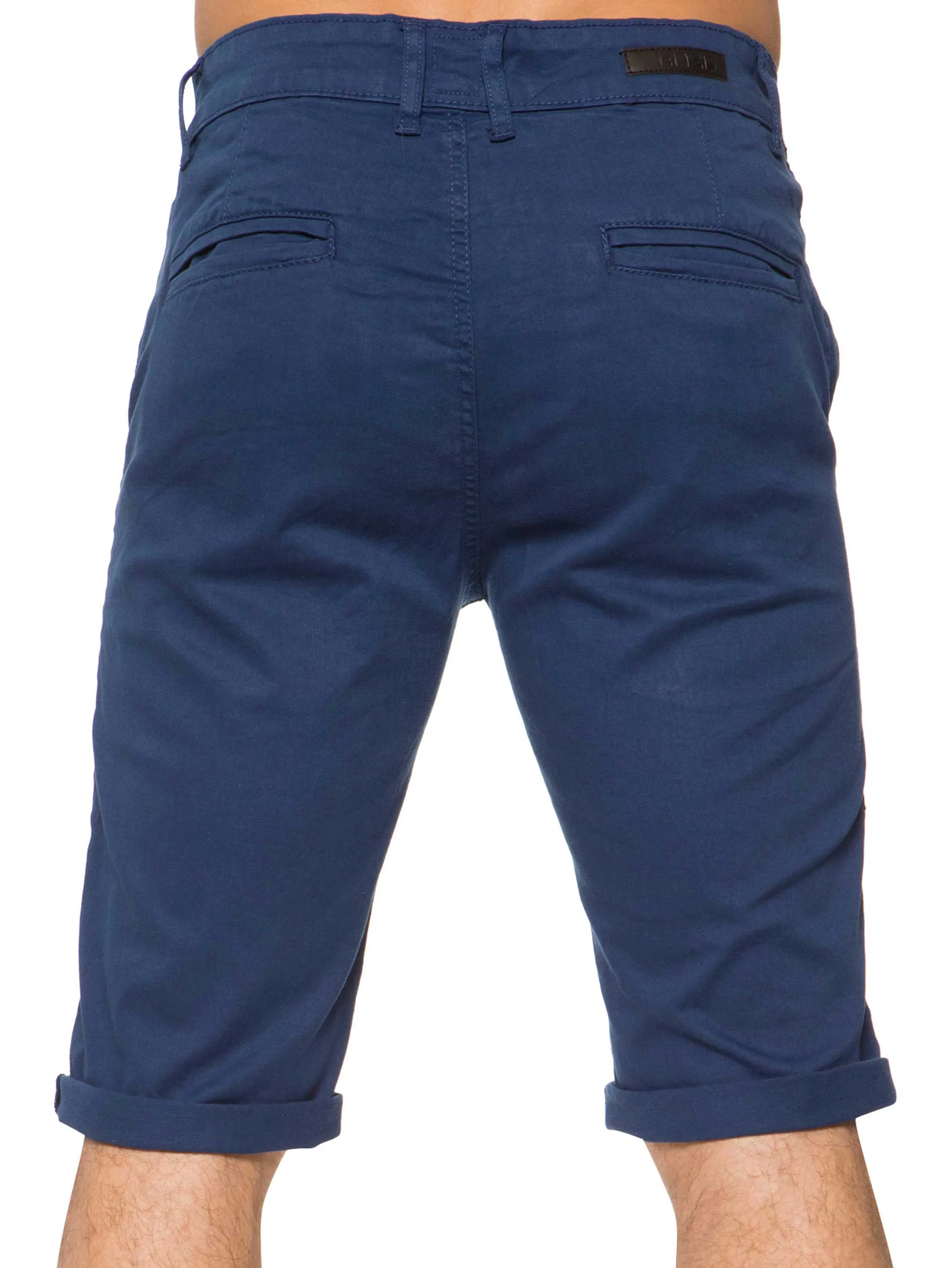 Mens Slim Fit Stretch Chino Shorts | Enzo Designer Menswear