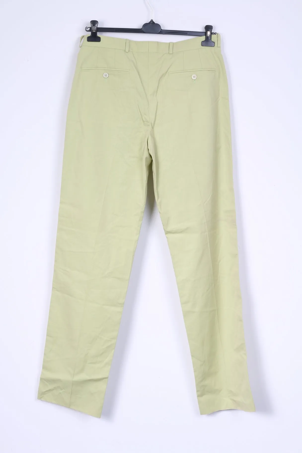 New Versace Mens 50 Trousers Olive Cotton Elegant Italy Gianni Pants