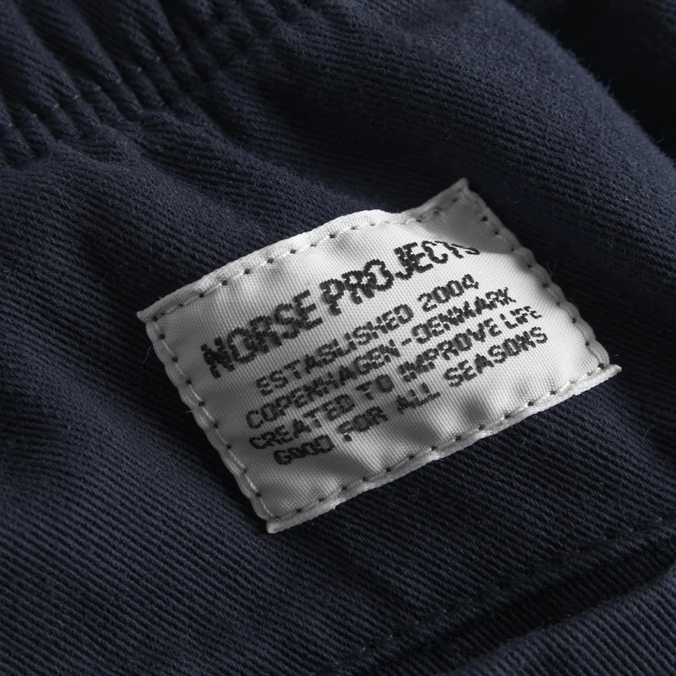 Norse Projects Ezra Relaxed Organic Stretch Twill Short Dark Navy