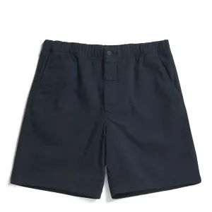 Norse Projects Ezra Relaxed Organic Stretch Twill Short Dark Navy