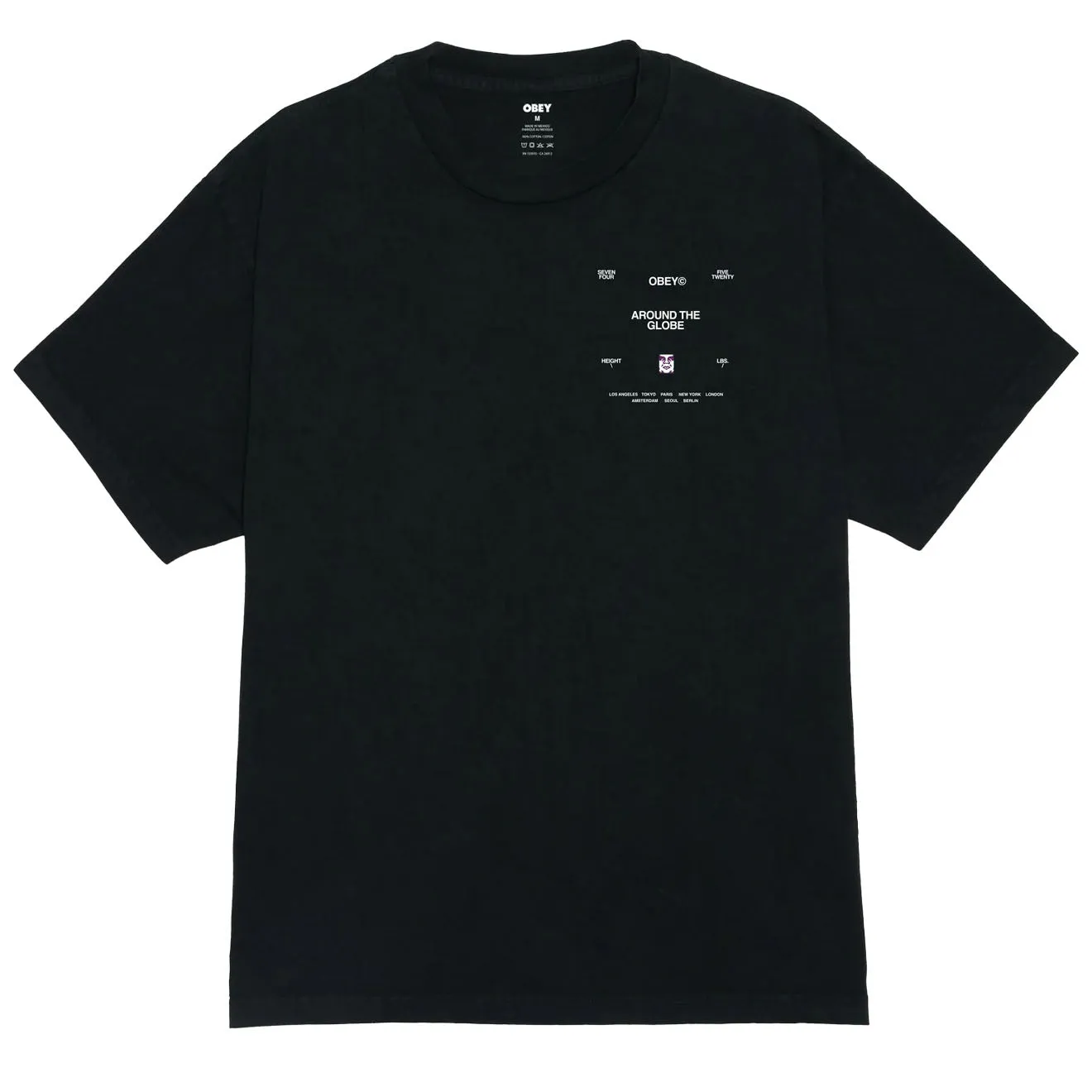 Obey Around The Globe Pigment True Vintage Black