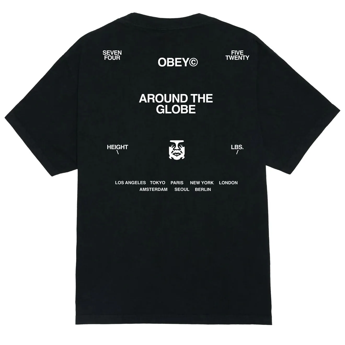 Obey Around The Globe Pigment True Vintage Black