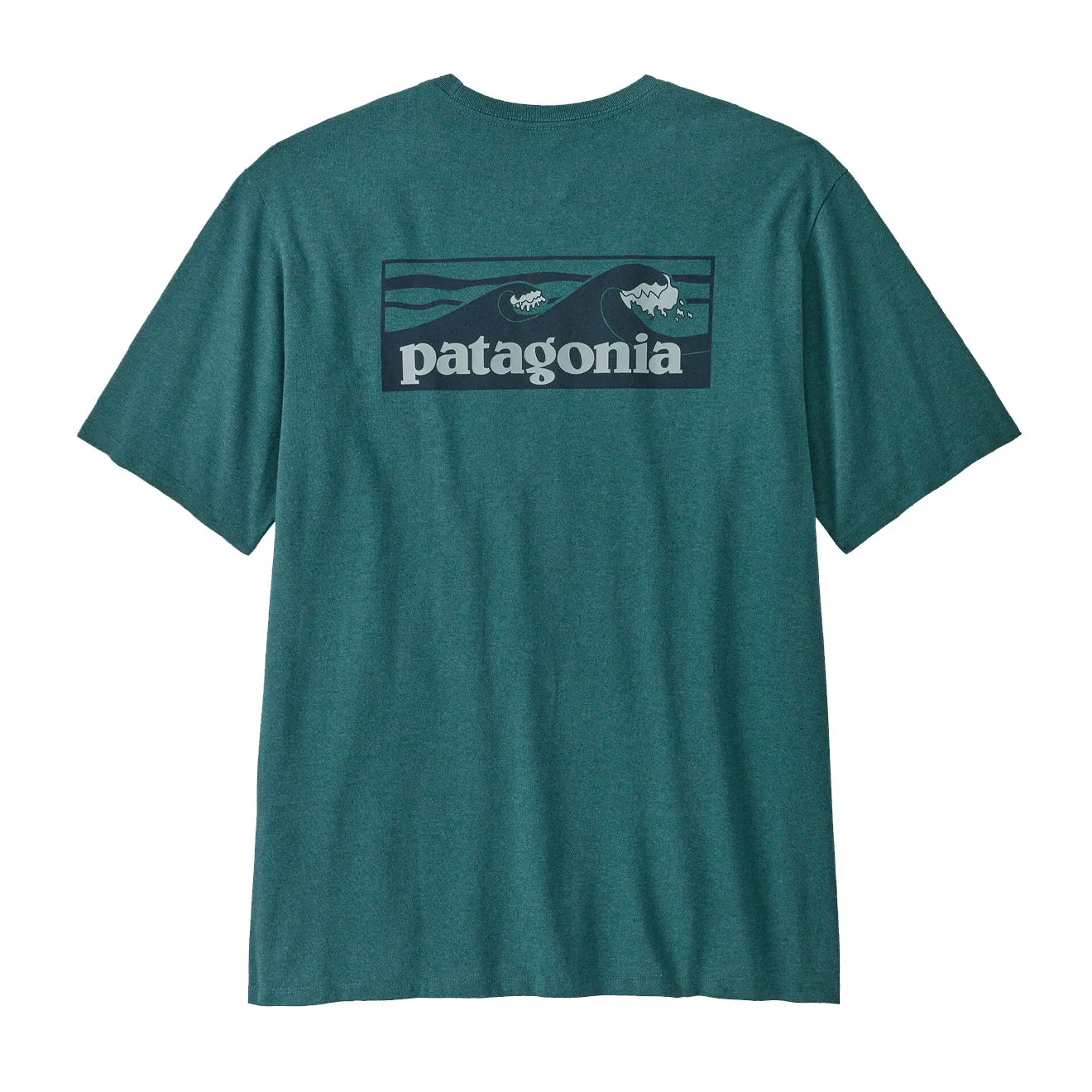 Patagonia Boardshort Logo Pocket Responsibili-Tee Wetland Blue