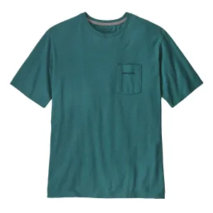 Patagonia Boardshort Logo Pocket Responsibili-Tee Wetland Blue