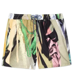 Paul Smith Life Drawing Print Swim Shorts Multi-Coloured