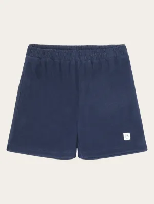 POSEY elastic waist boucl shorts - GOTS/Vegan - Night Sky Knowledge Cotton