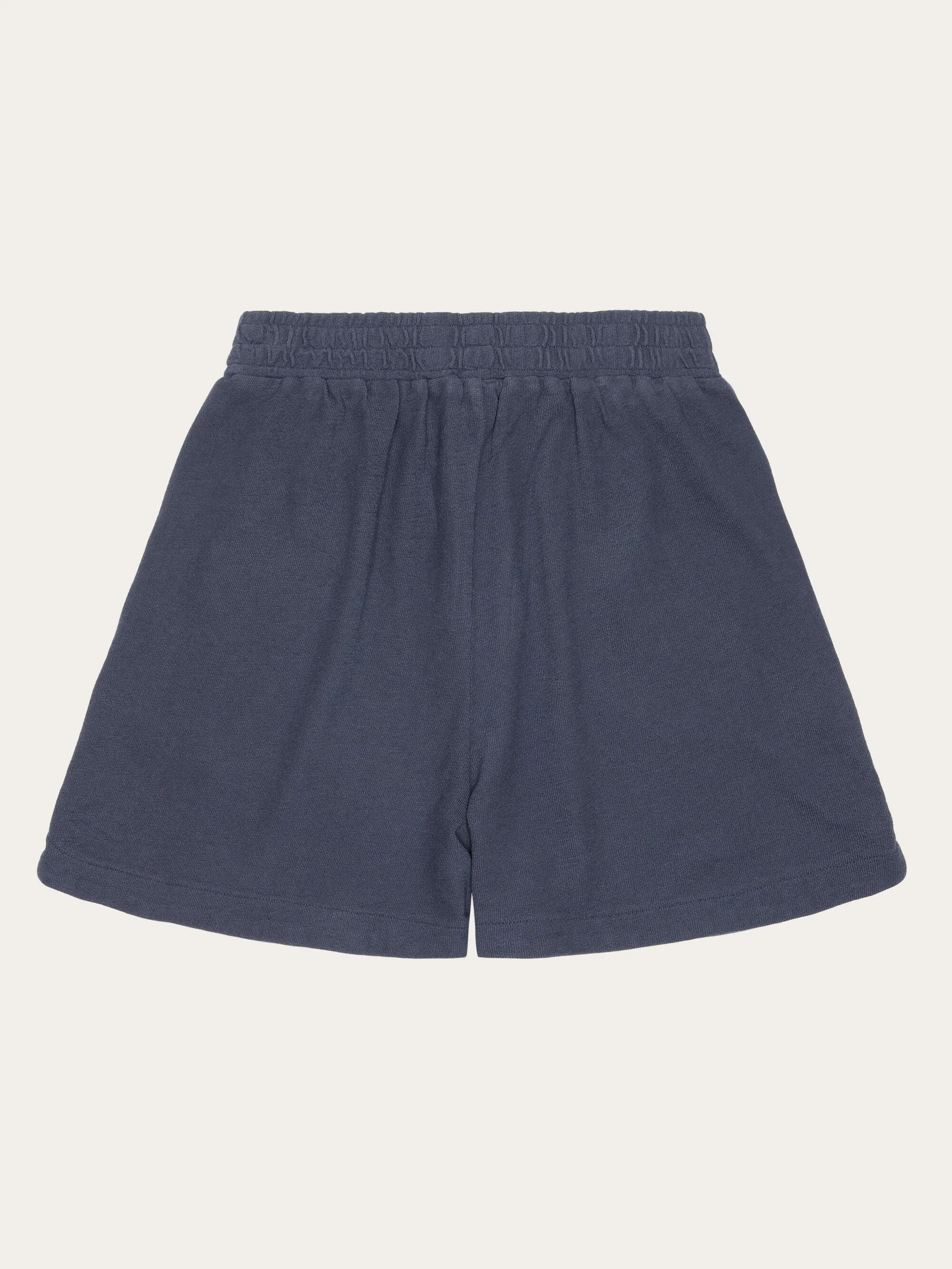 POSEY elastic waist boucl shorts - GOTS/Vegan - Vintage Indigo Knowledge Cotton