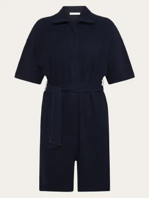 POSEY wide fit boucl playsuit - GOTS/Vegan - Night Sky Knowledge Cotton