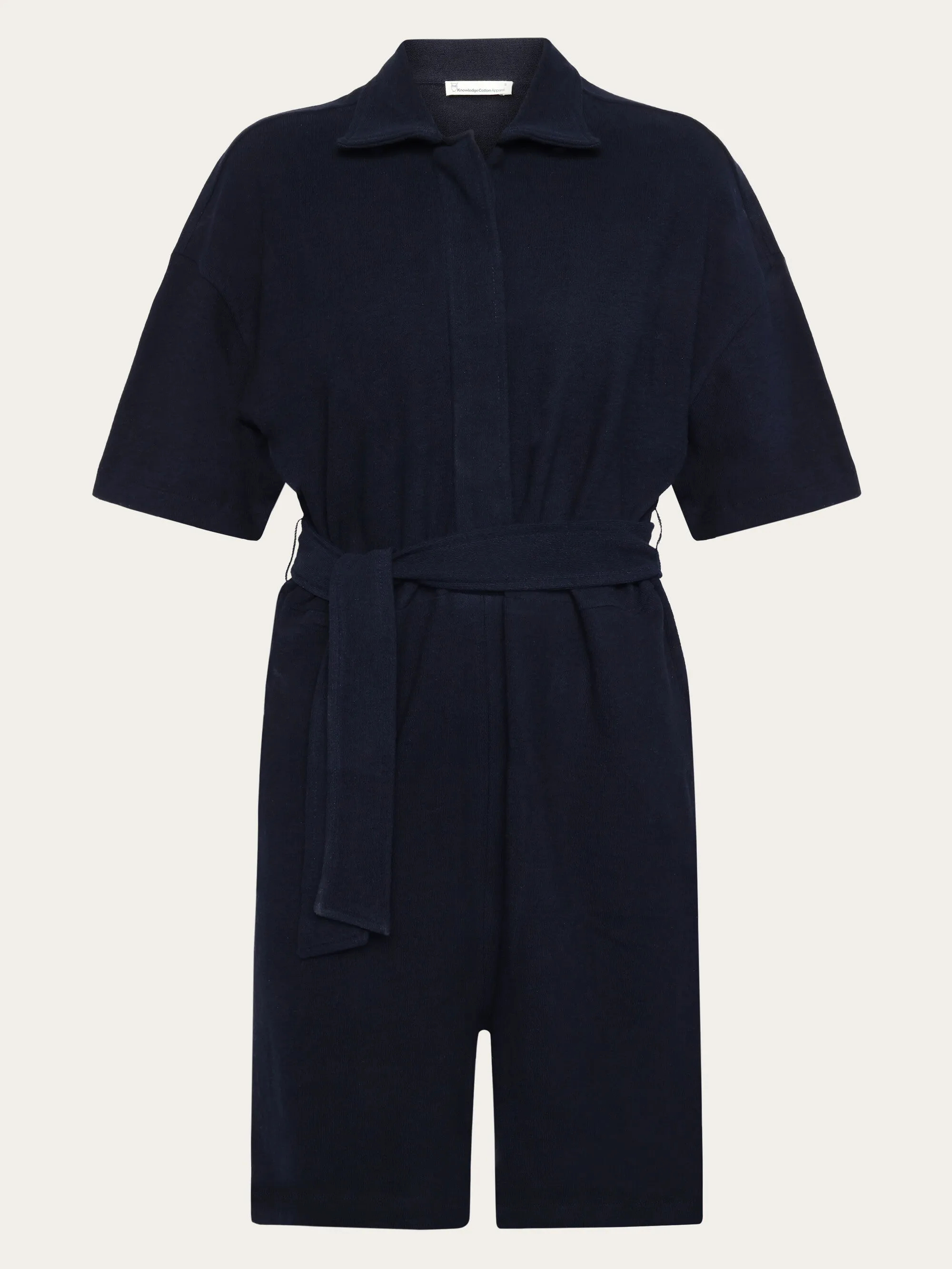 POSEY wide fit boucl playsuit - GOTS/Vegan - Night Sky Knowledge Cotton