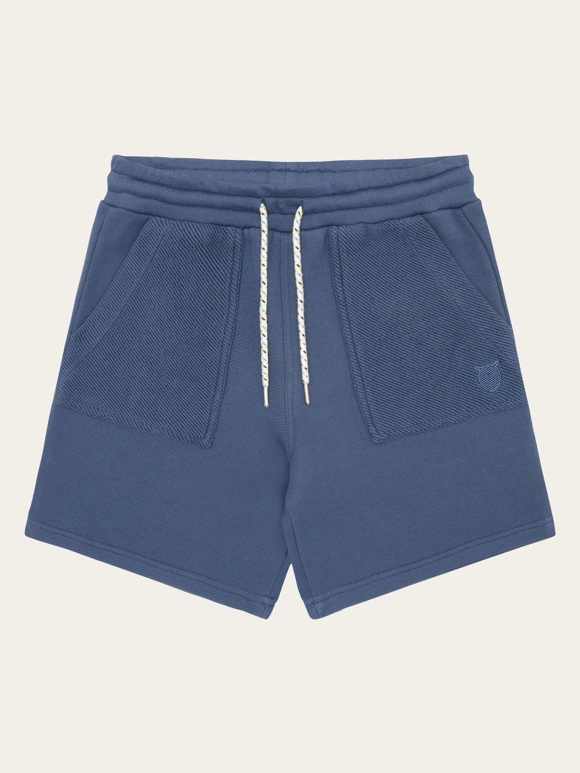 POSEY wide fit mid-rise sweat shorts - GOTS/Vegan - Vintage Indigo Knowledge Cotton
