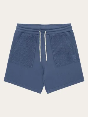 POSEY wide fit mid-rise sweat shorts - GOTS/Vegan - Vintage Indigo Knowledge Cotton