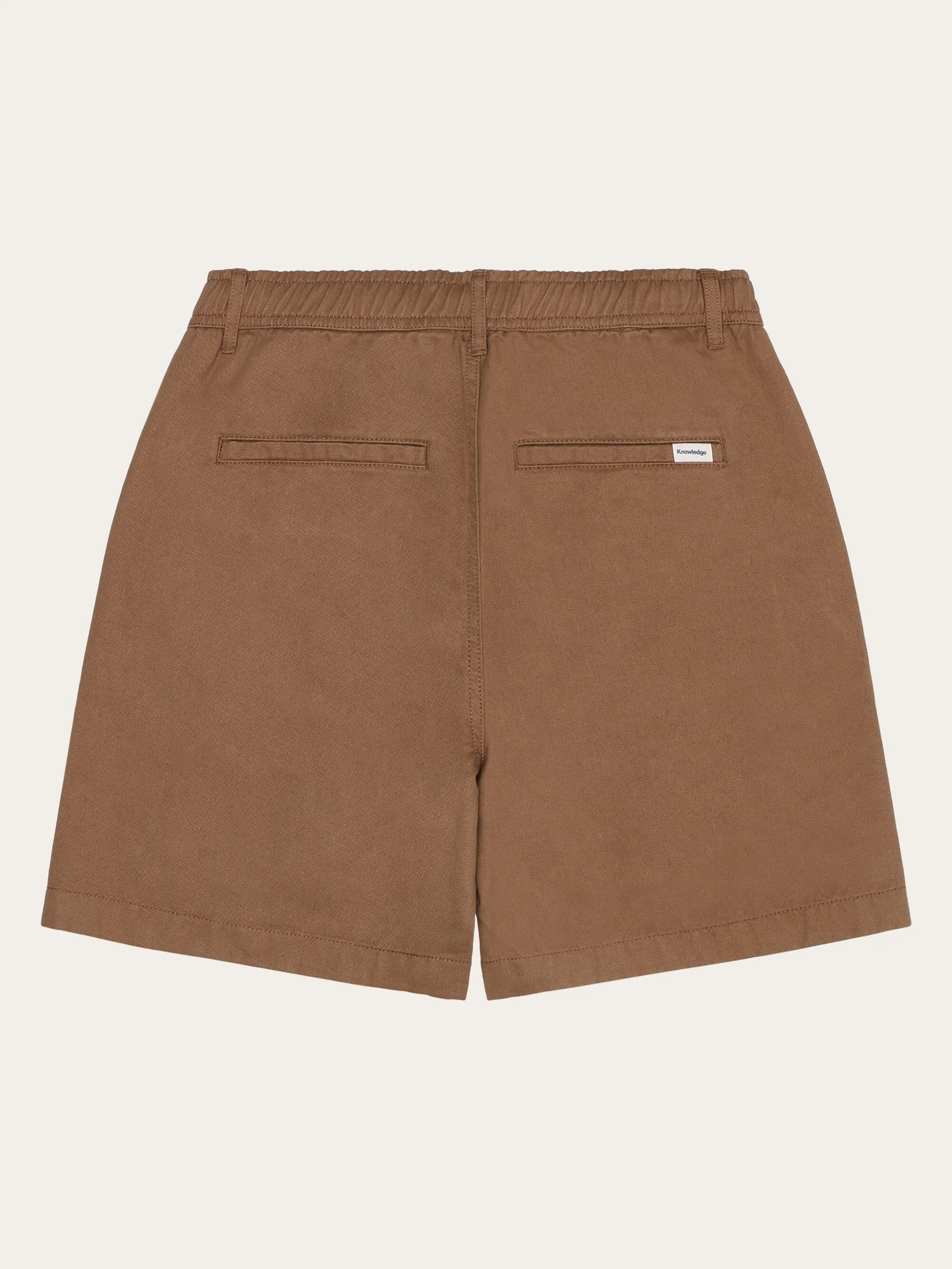 POSEY wide mid-rise twill shorts - GOTS/Vegan - Tuffet Knowledge Cotton