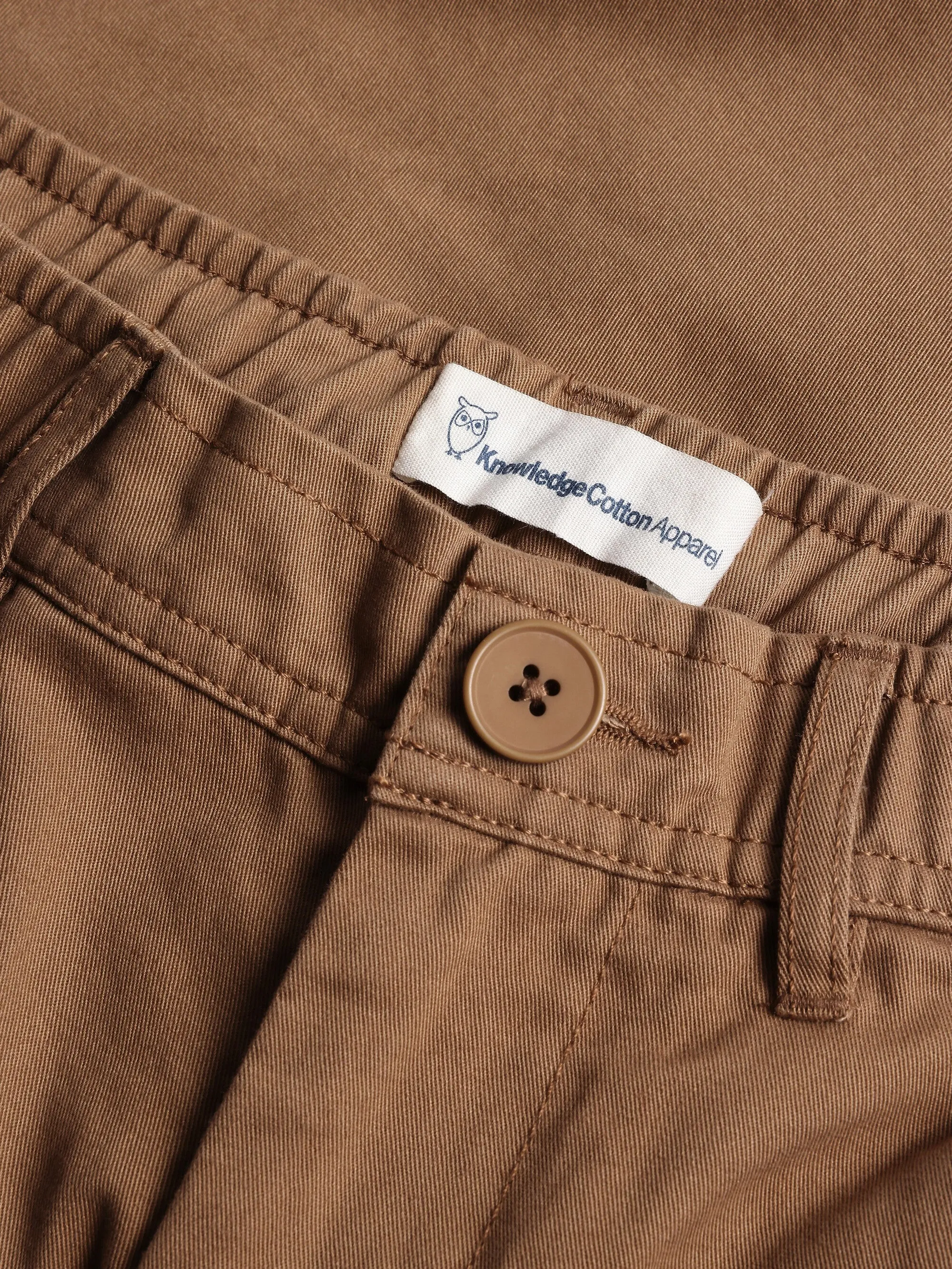 POSEY wide mid-rise twill shorts - GOTS/Vegan - Tuffet Knowledge Cotton