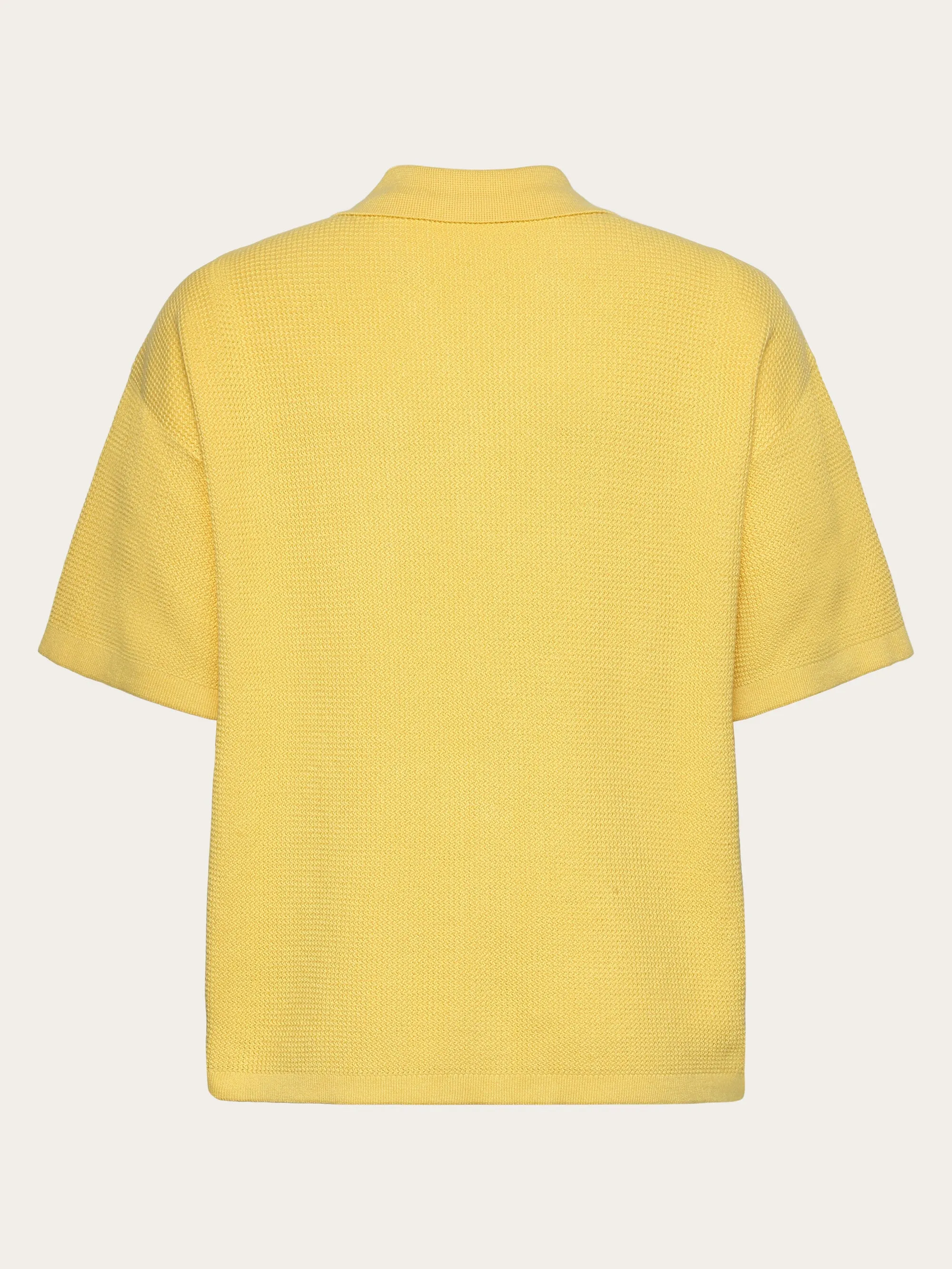 Racking stitch short sleeved shirt - Regenerative Organic Certified - GOTS/Vegan - Yarrow Knowledge Cotton