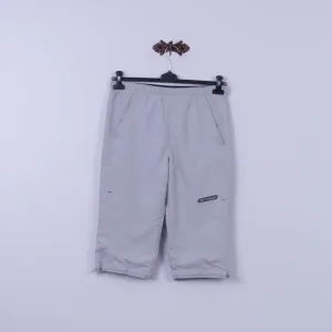 Reebok Mens M Shorts Grey Active Gym Sportswear Cropped Bootom
