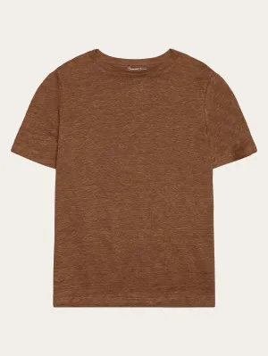 Reg linen t-shirt - Tuffet Knowledge Cotton