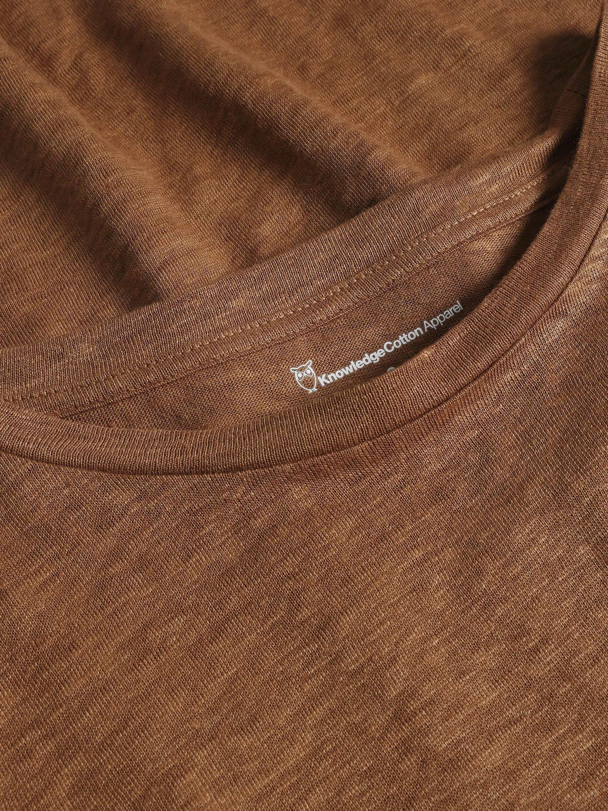 Reg linen t-shirt - Tuffet Knowledge Cotton