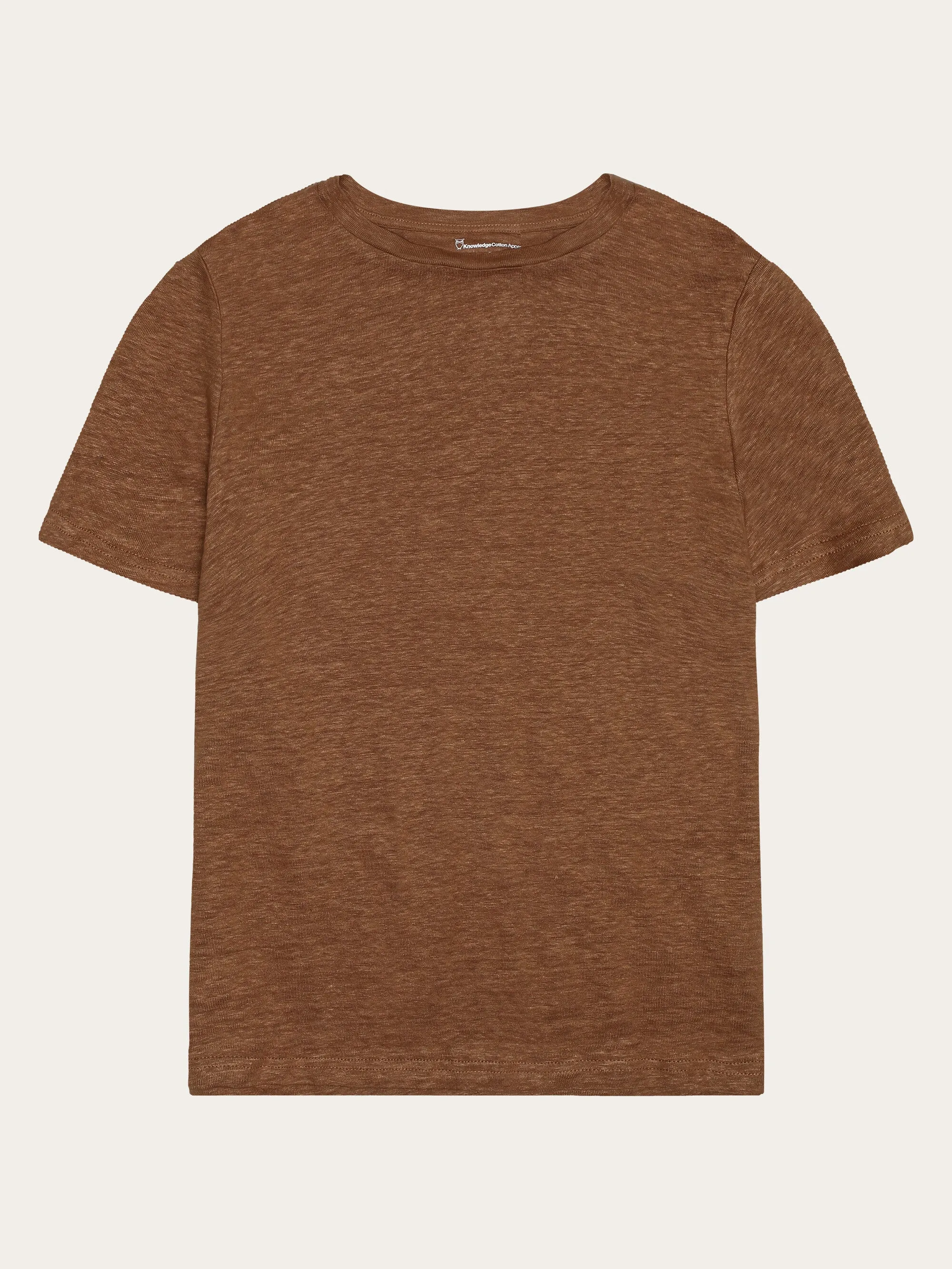 Reg linen t-shirt - Tuffet Knowledge Cotton