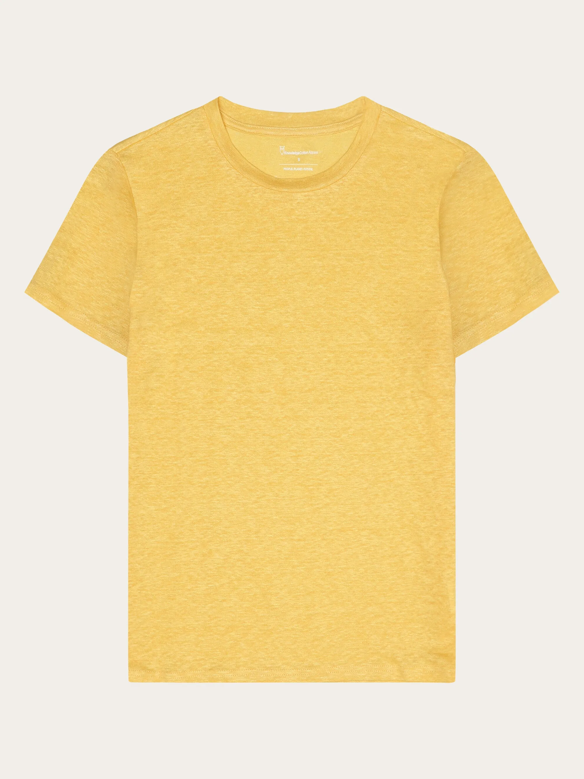 Reg linen t-shirt - Yarrow Knowledge Cotton
