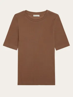 Rib t-shirt - Tuffet Knowledge Cotton