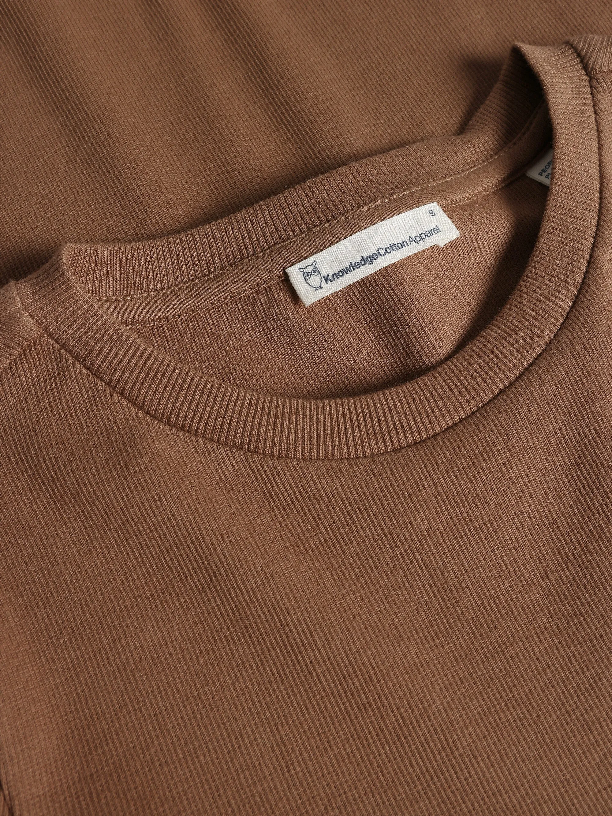 Rib t-shirt - Tuffet Knowledge Cotton