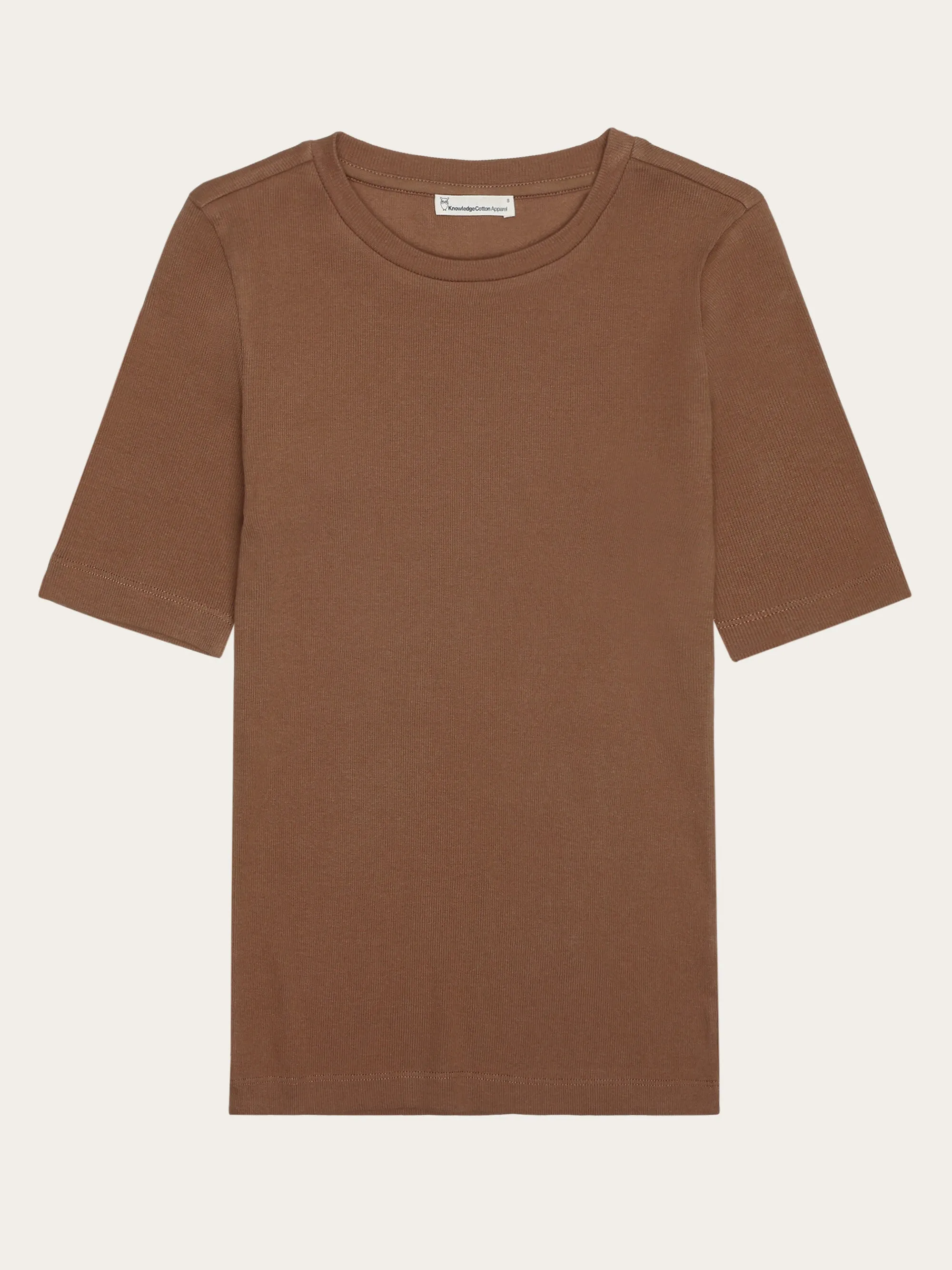 Rib t-shirt - Tuffet Knowledge Cotton