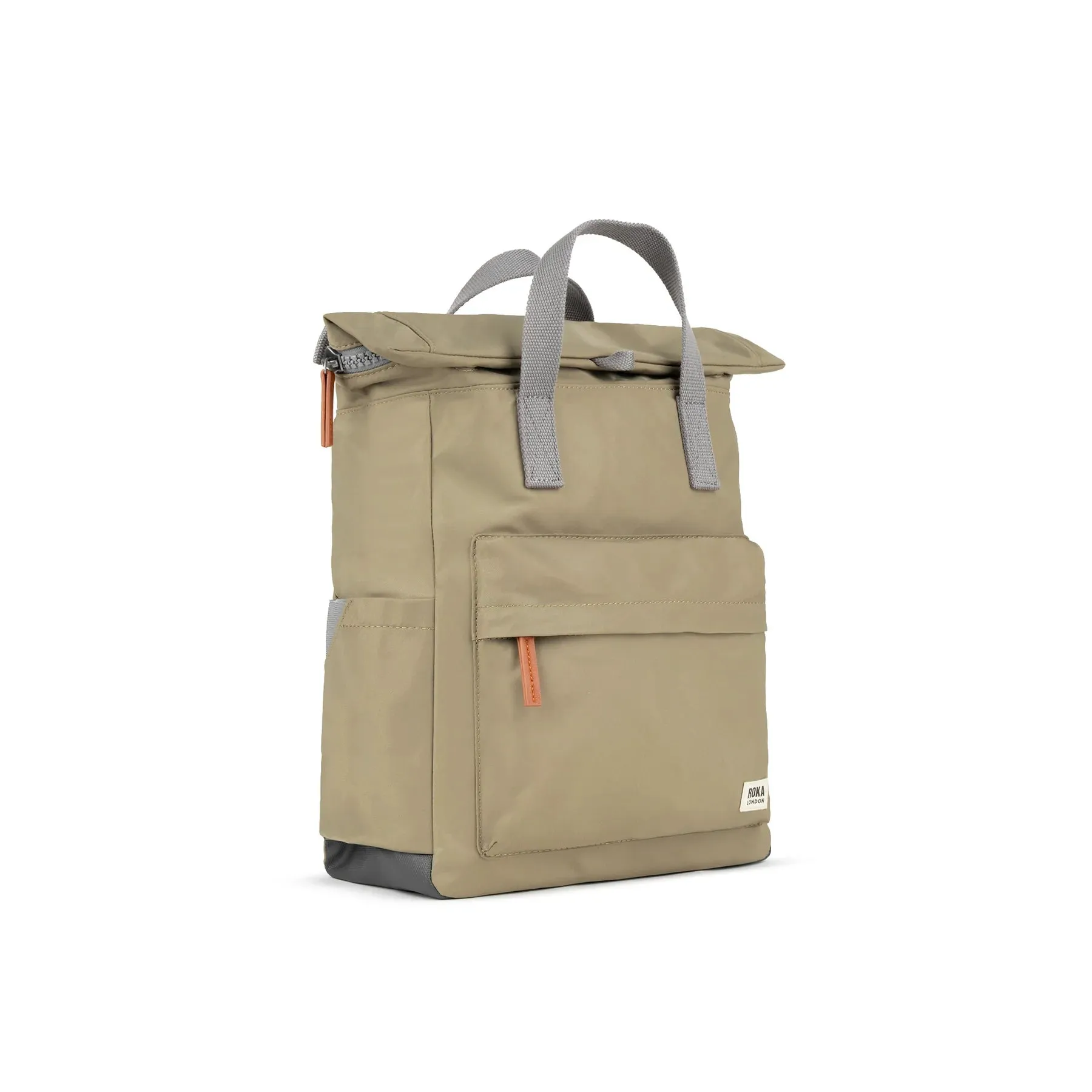 ROKA Canfield B Recycled Nylon Roll-top Backpack  Taupe