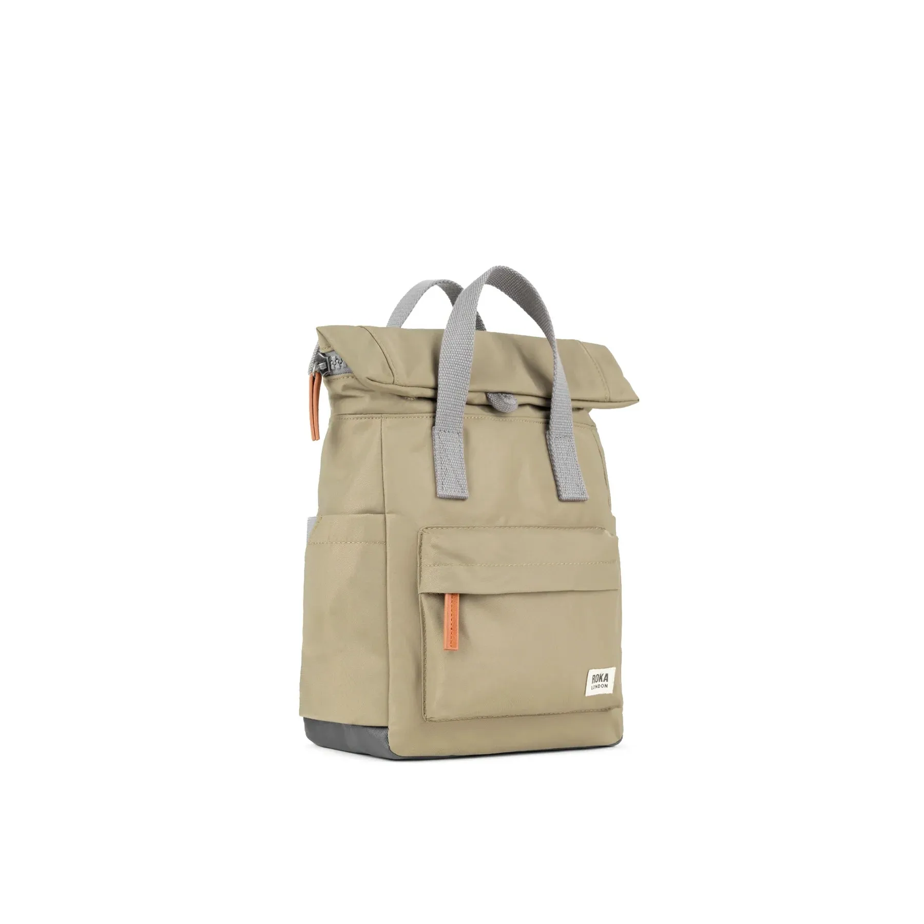 ROKA Canfield B Recycled Nylon Roll-top Backpack  Taupe