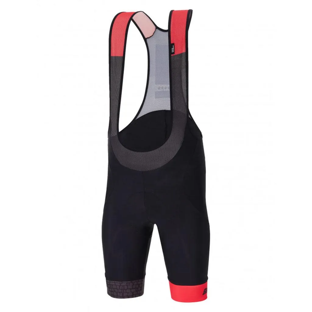 Santini TDF Parigi Roubaix Mens Cycling Bibshorts (Black)