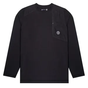 ST95 L/S Pocket Tee Black