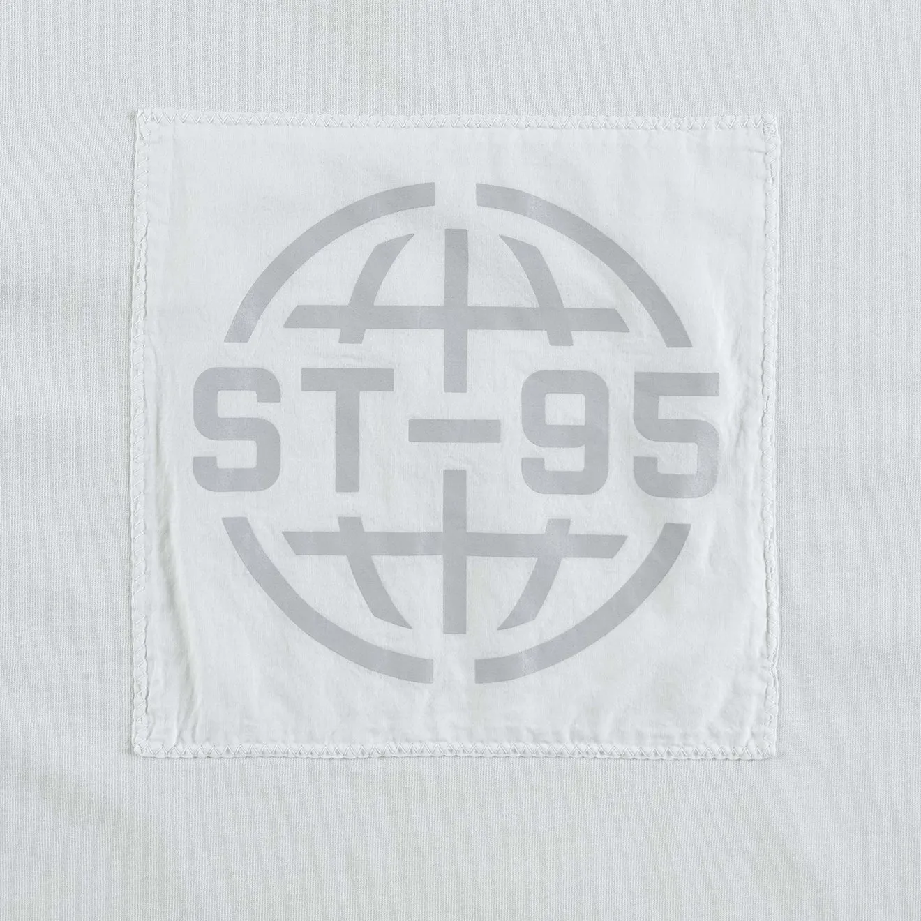 ST95 Urano Patch Oversized SS T-shirt Off White