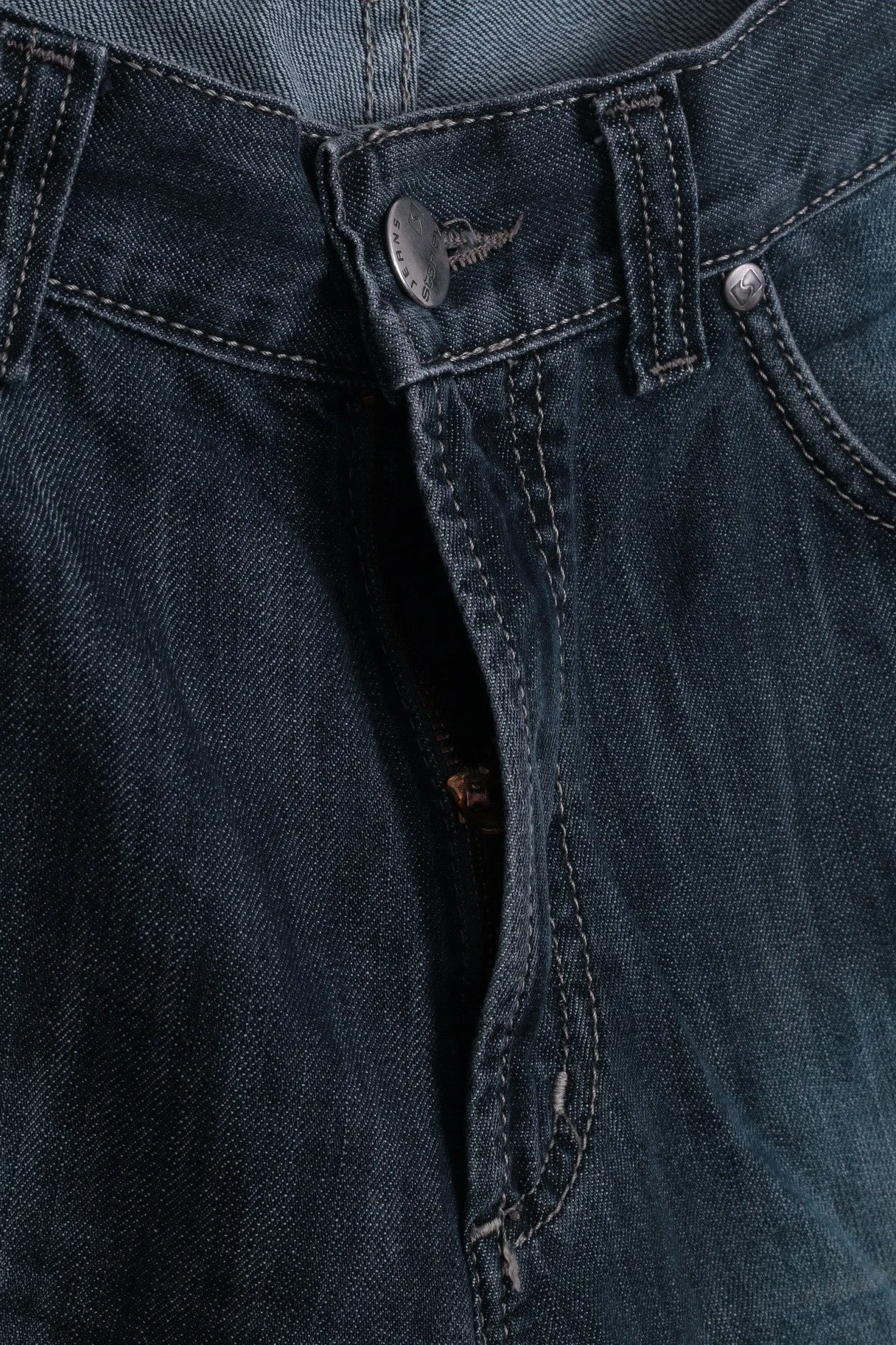 Stanley Jeans Mens L34 Trousers Denim Jeans Navy Cotton