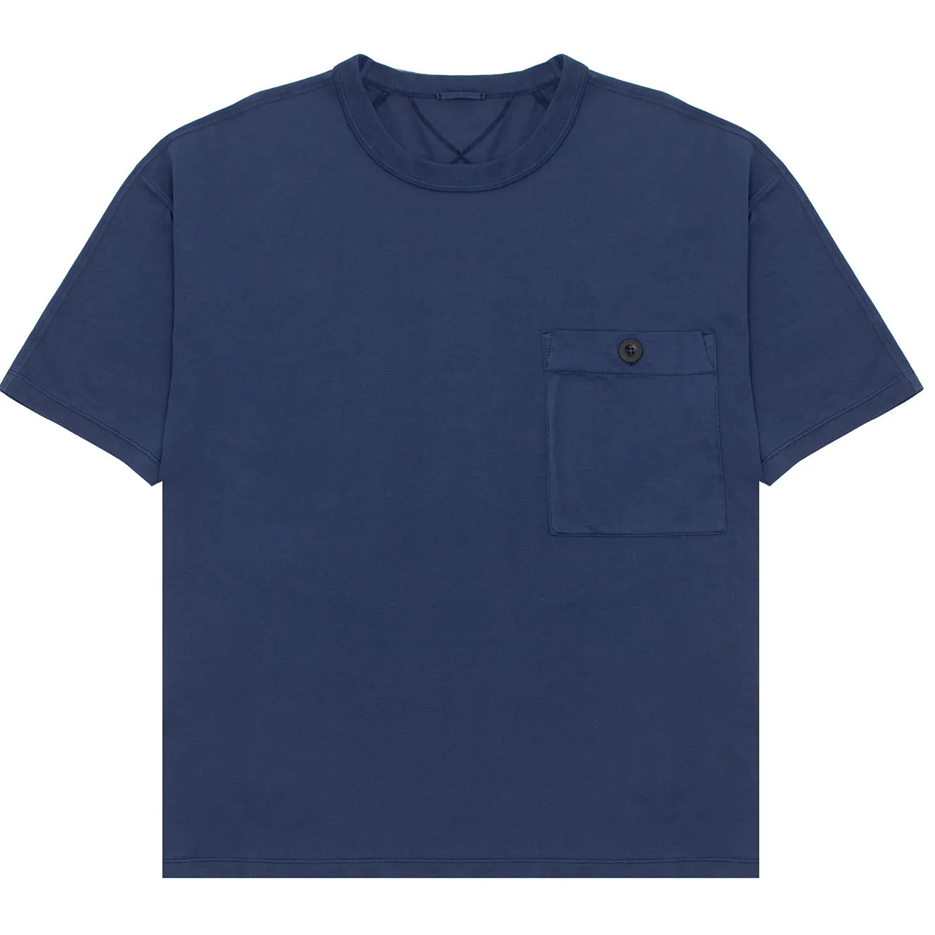 Ten C Manica Corta T-Shirt Blue Night