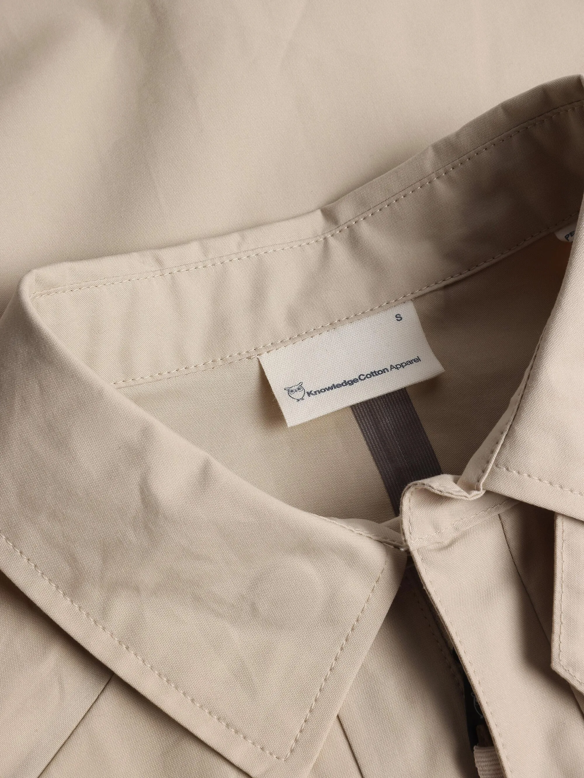 Vent Canvas 200 Classic Jacket - GOTS/Vegan - Light feather gray Knowledge Cotton