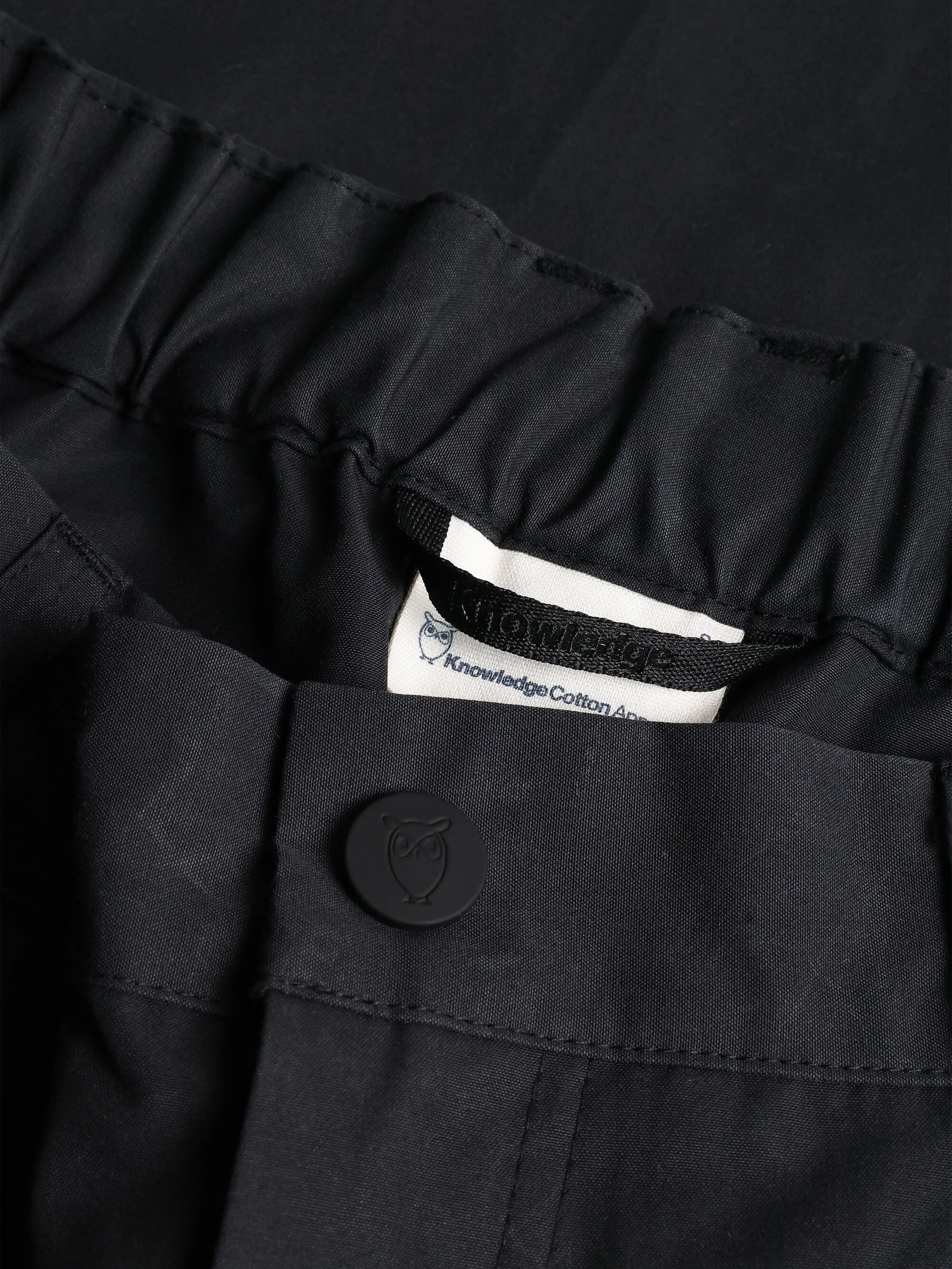 Vent Canvas 200 classic pants - GOTS/Vegan - Black Jet Knowledge Cotton