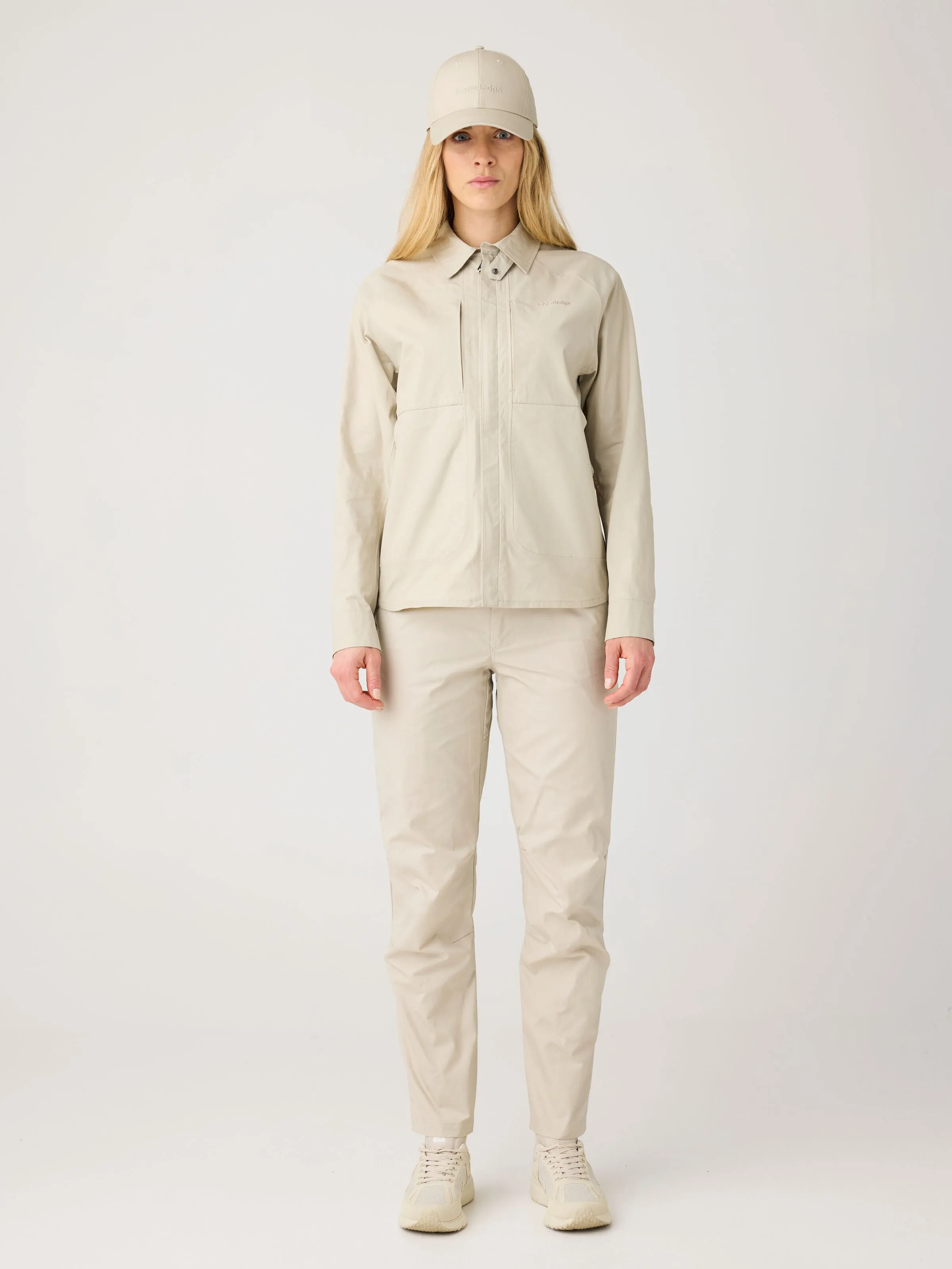 Vent Canvas 200 classic pants - GOTS/Vegan - Light feather gray Knowledge Cotton