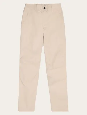 Vent Canvas 200 classic pants - GOTS/Vegan - Light feather gray Knowledge Cotton