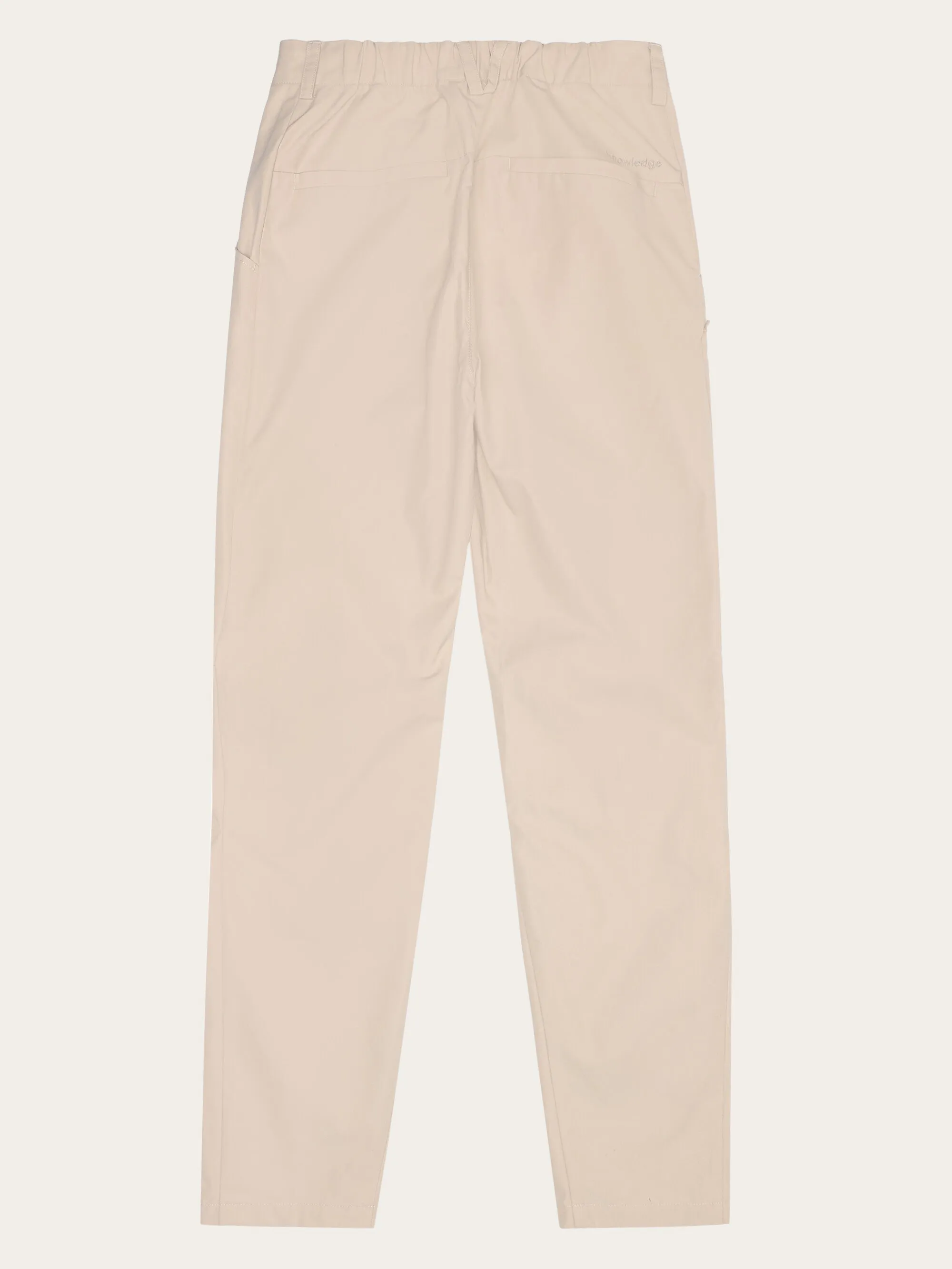Vent Canvas 200 classic pants - GOTS/Vegan - Light feather gray Knowledge Cotton