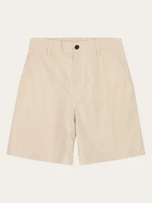 Vent Canvas 200 classic shorts - GOTS/vegan - Light feather gray Knowledge Cotton