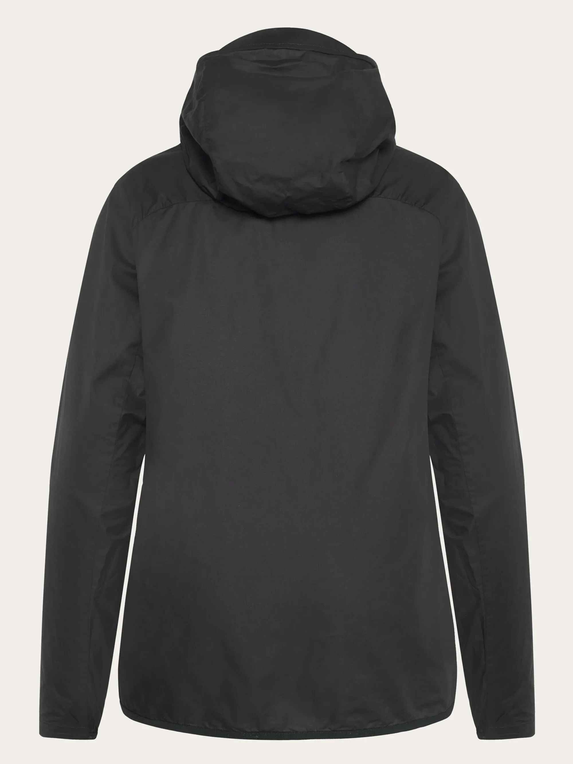 Vent Ripstop 90 lightweight jacket GOTS/Vegan - Black Jet Knowledge Cotton