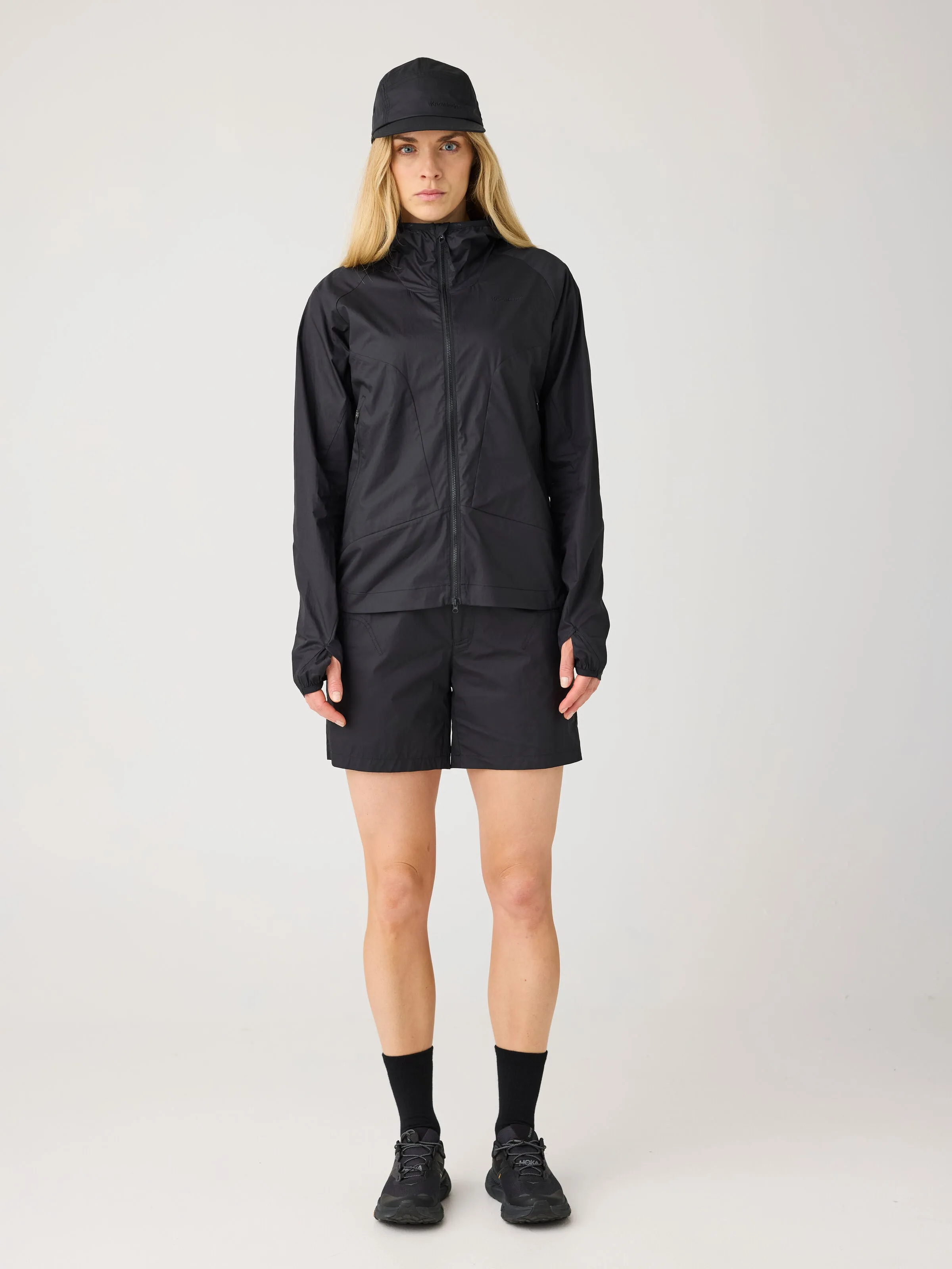 Vent Ripstop 90 lightweight jacket GOTS/Vegan - Black Jet Knowledge Cotton