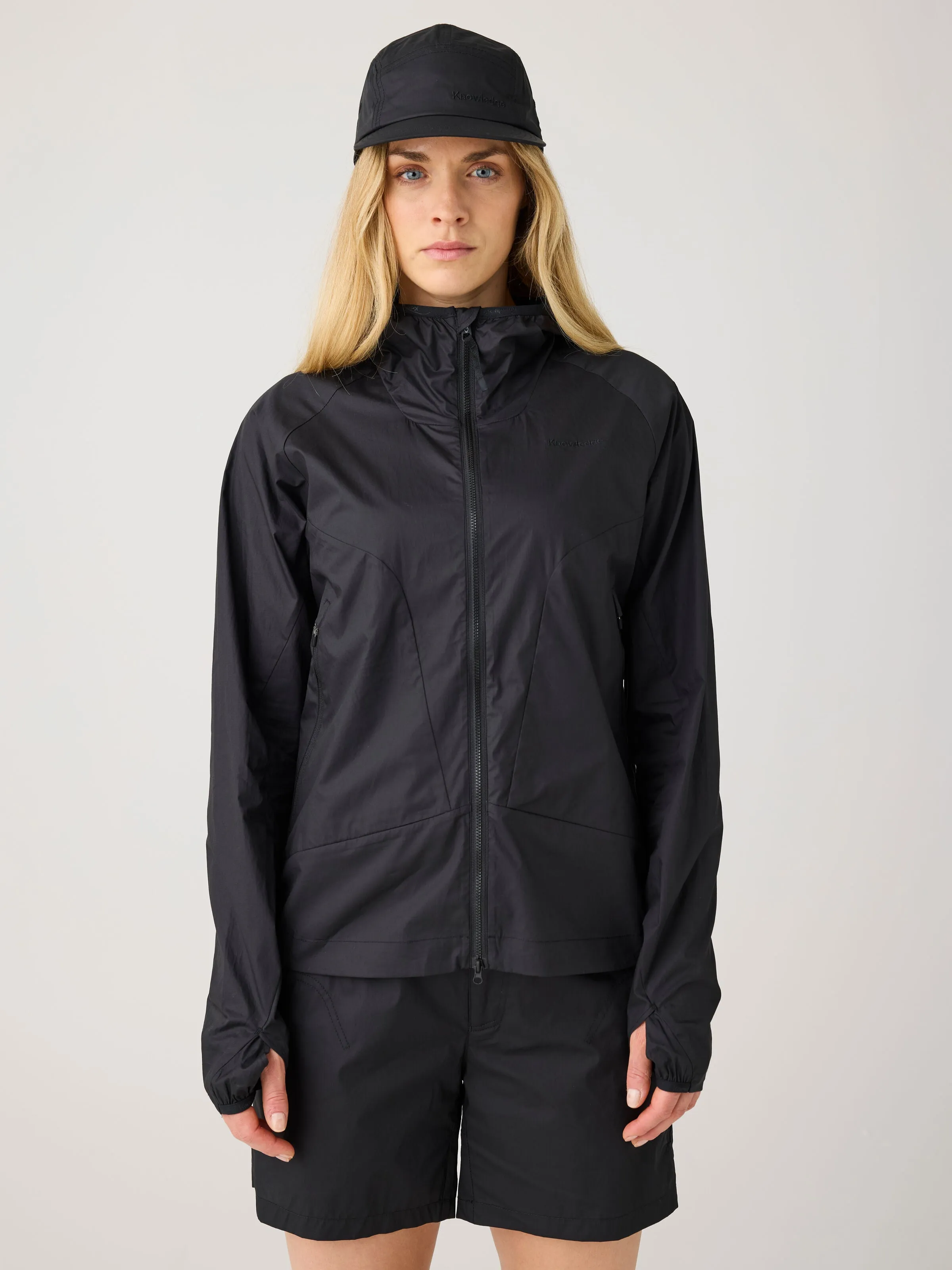 Vent Ripstop 90 lightweight jacket GOTS/Vegan - Black Jet Knowledge Cotton