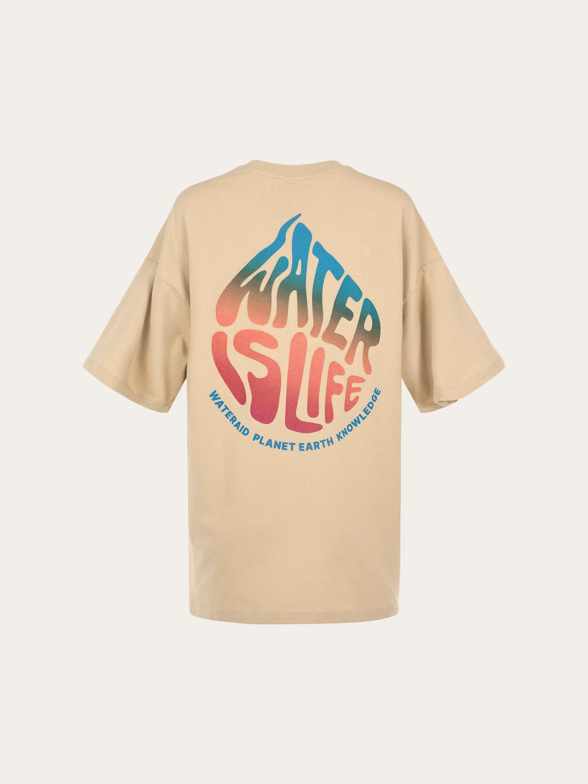 WATERAID Printed oversized t-shirt - Safari Knowledge Cotton